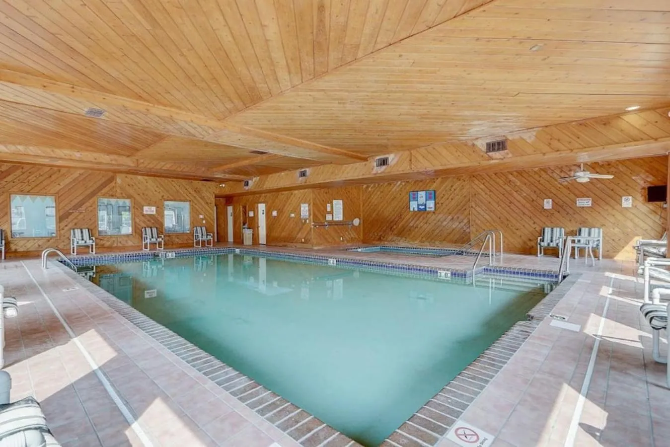 Pool view in Family Dreams Condo at Lighthouse Cove