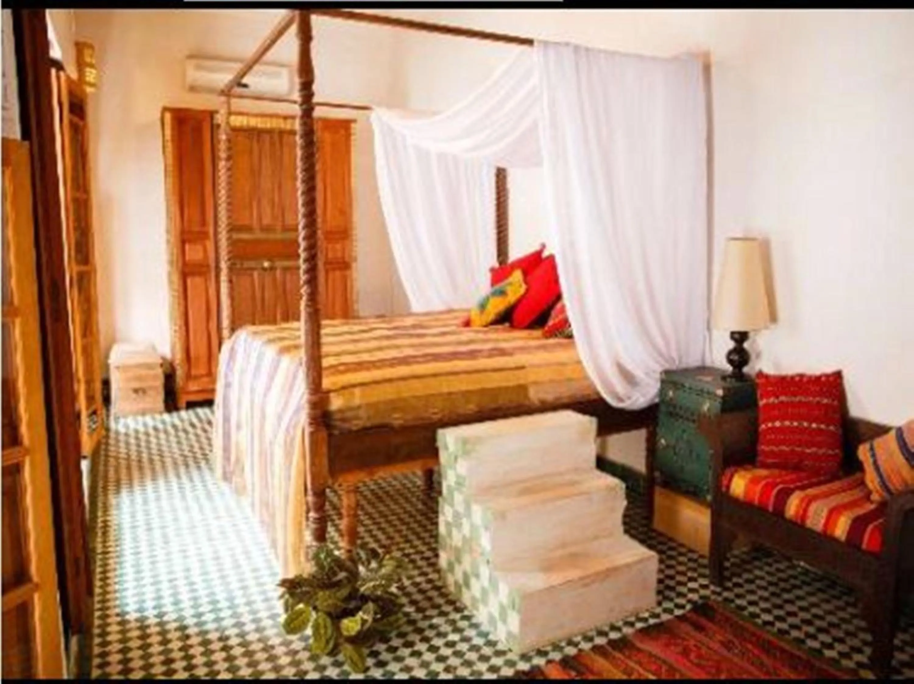 Decorative detail in Riad Idrissy