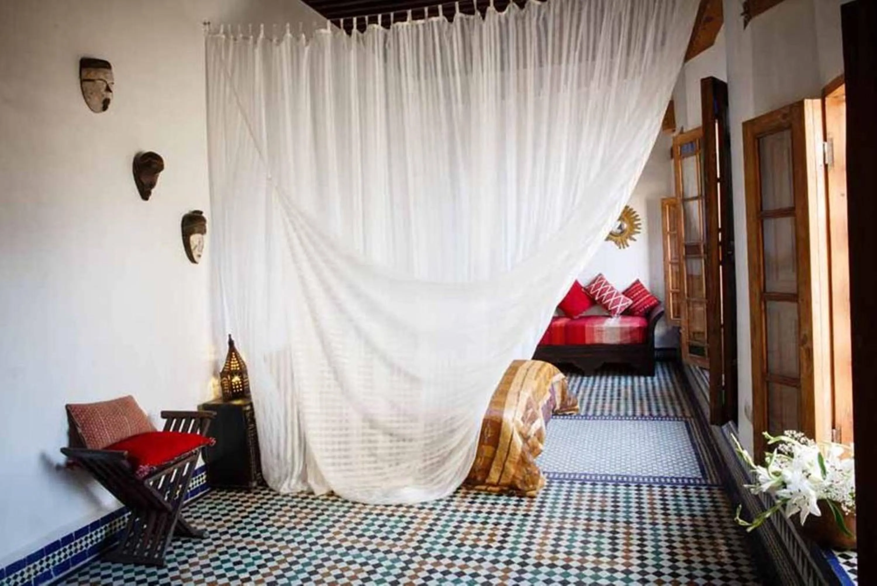 Decorative detail in Riad Idrissy