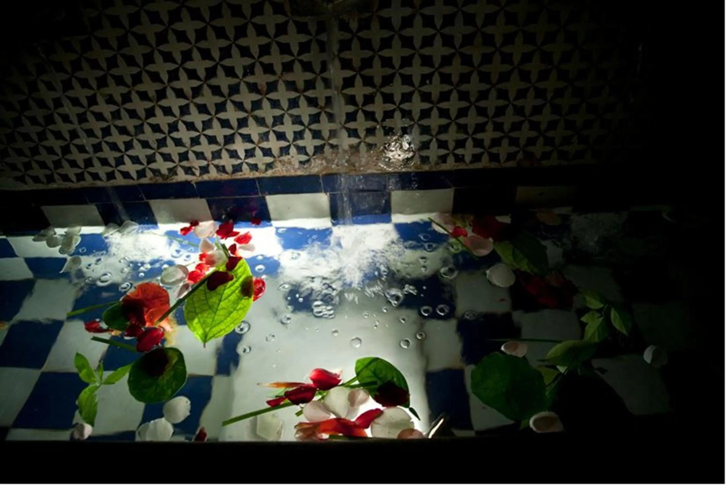 Decorative detail in Riad Idrissy