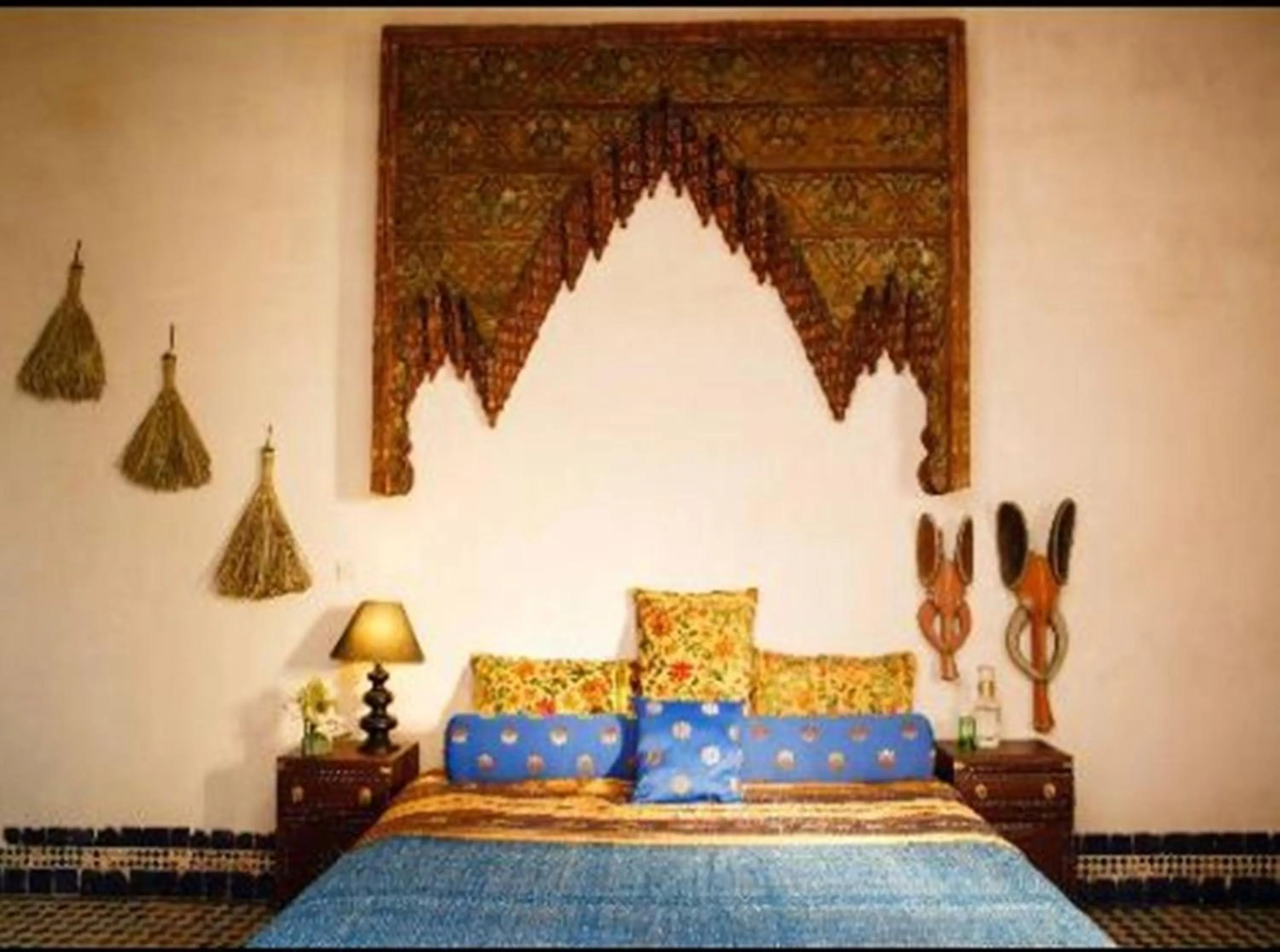 Decorative detail in Riad Idrissy