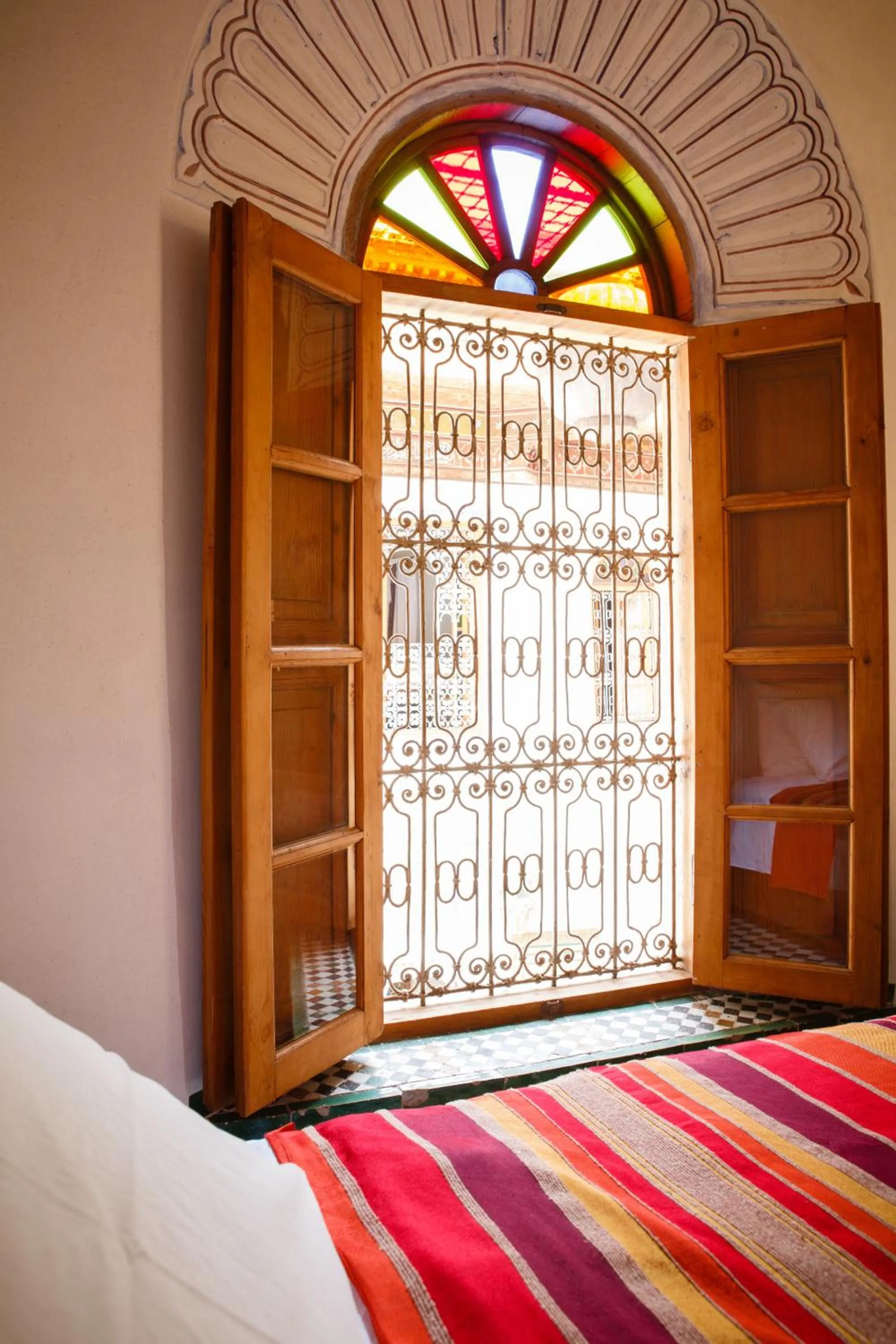 Decorative detail in Riad Idrissy