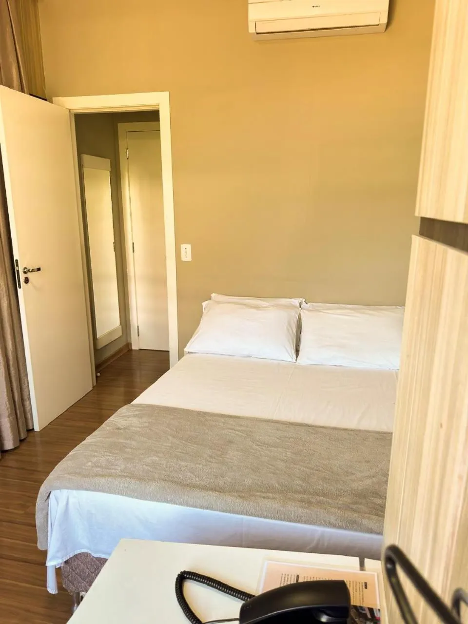 Bed in Estação Termas Hotel