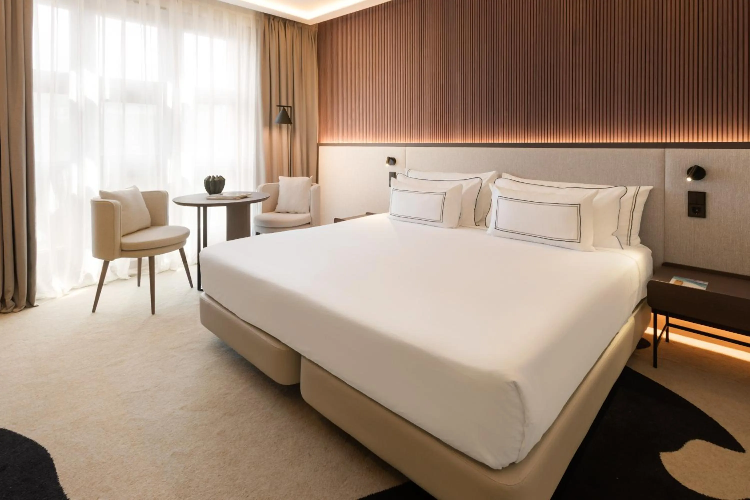 Bed in Hotel Meliá Bilbao