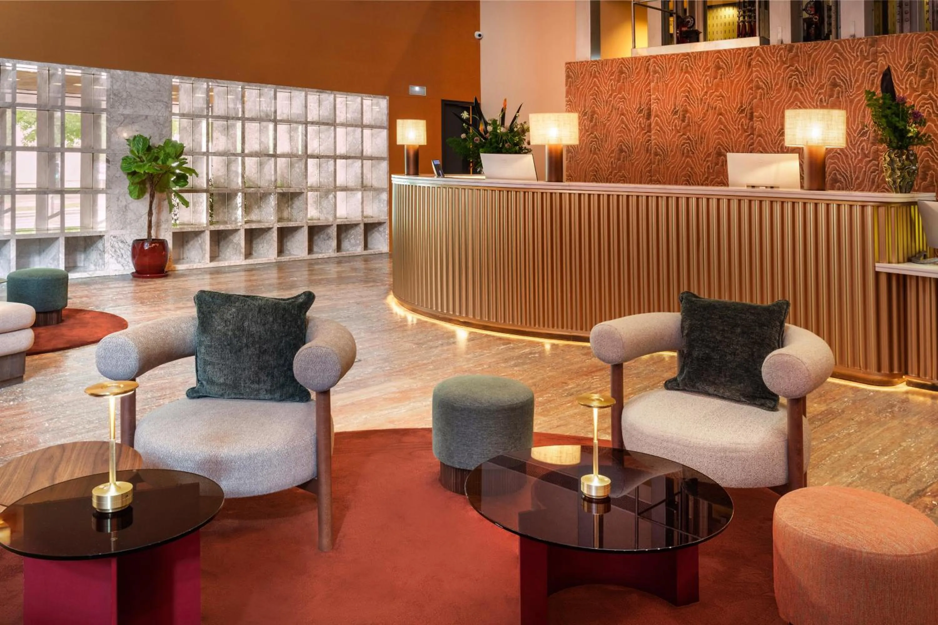 Lobby or reception in Hotel Meliá Bilbao