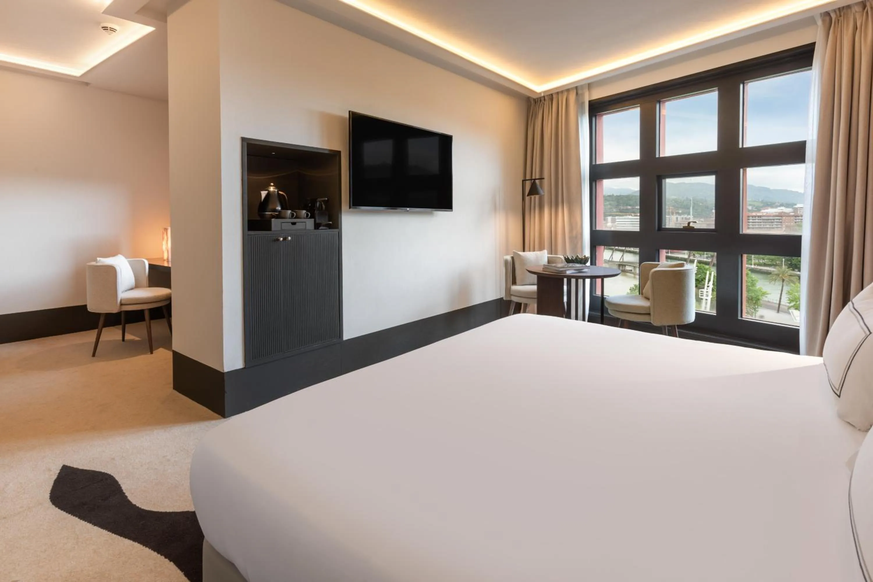 Bed in Hotel Meliá Bilbao