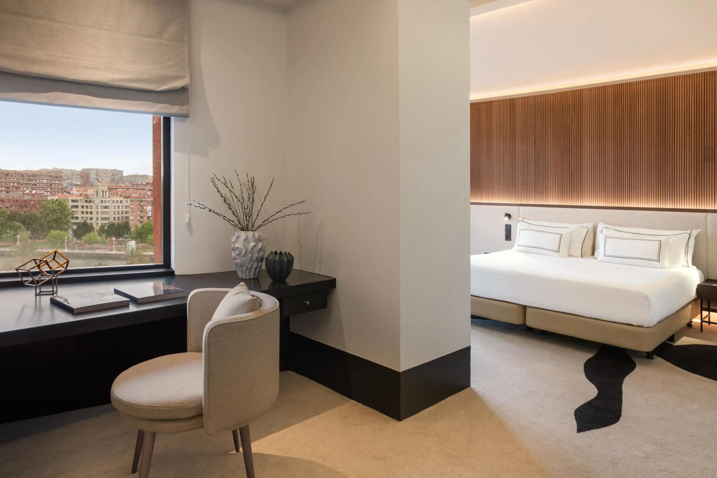 Bed in Hotel Meliá Bilbao