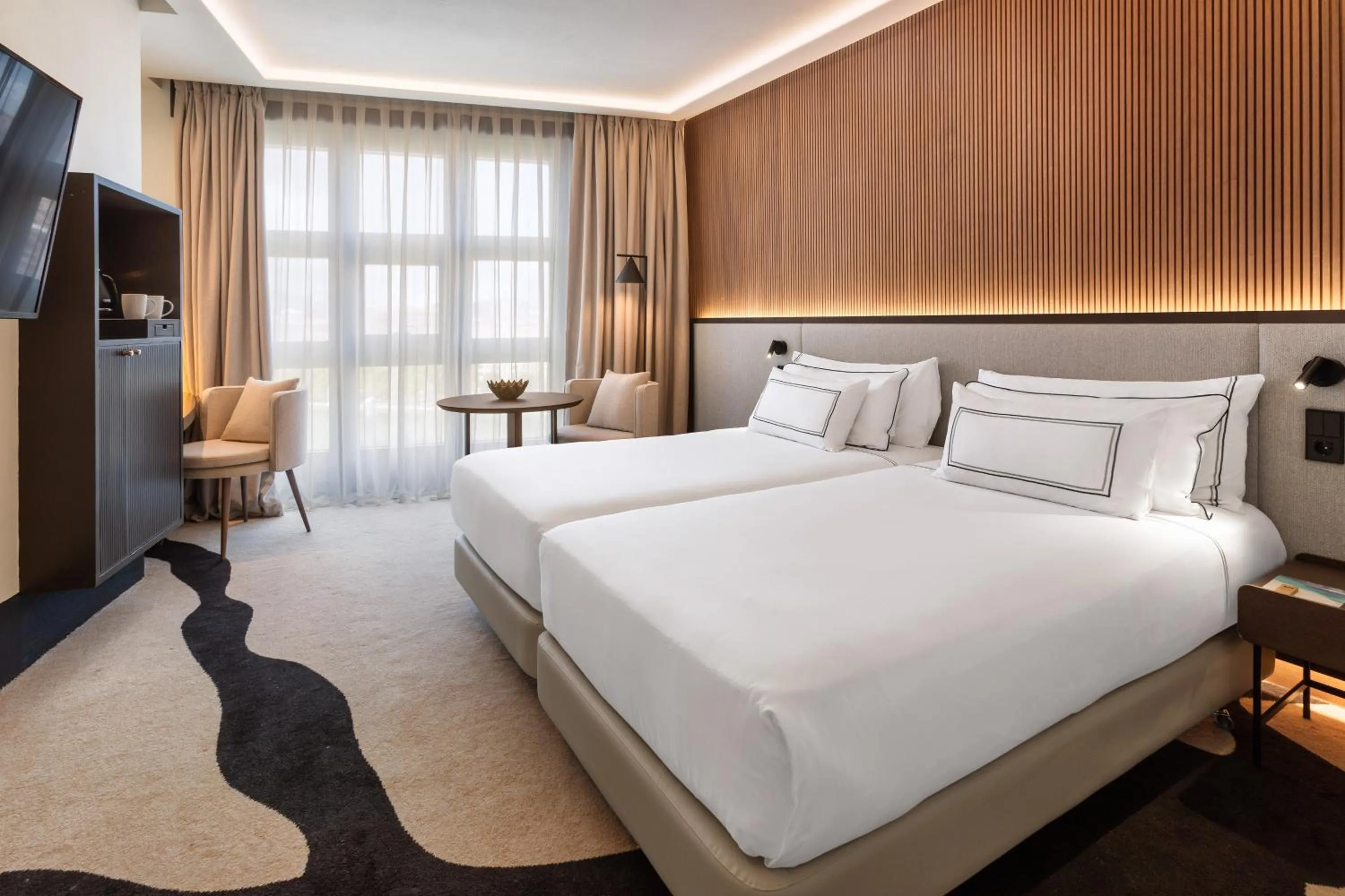 Bed in Hotel Meliá Bilbao