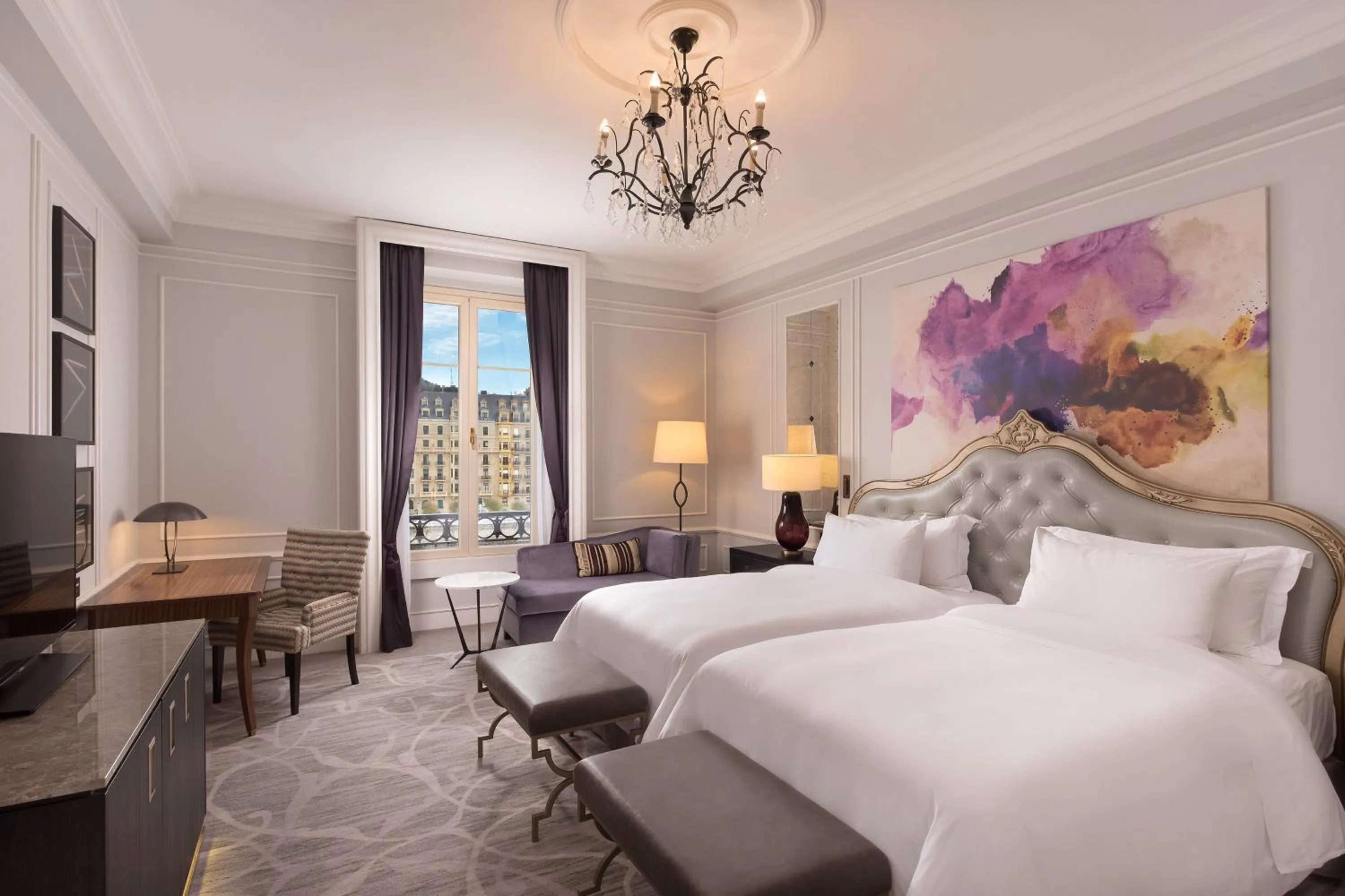 Photo of the whole room, Bed in Hotel Maria Cristina, a Luxury Collection Hotel, San Sebastian