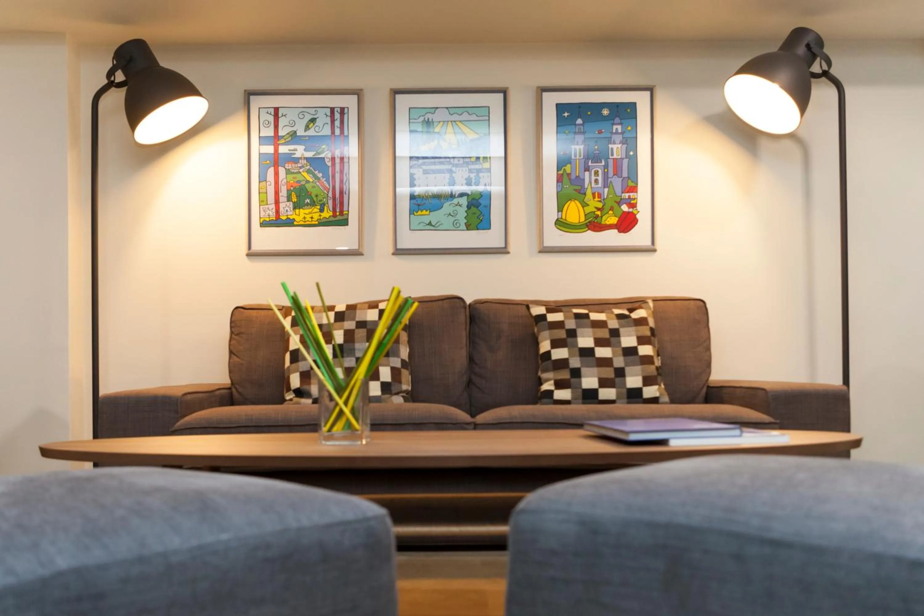 Communal lounge/ TV room in Hotel Sercotel Tres Luces