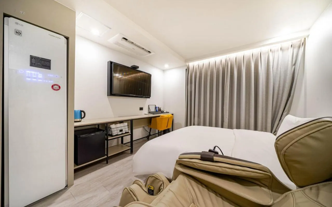 Bed in Ocean city hotel