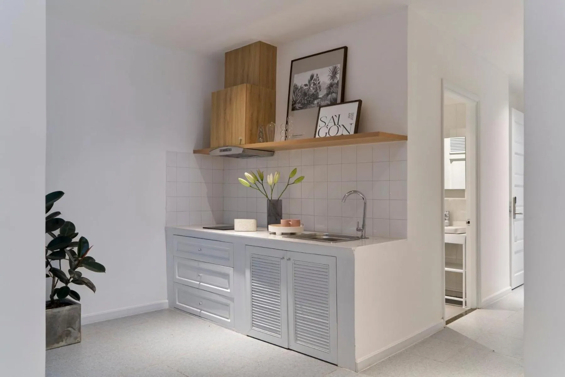 Kitchen or kitchenette in M Village Living Nguyễn Văn Hưởng