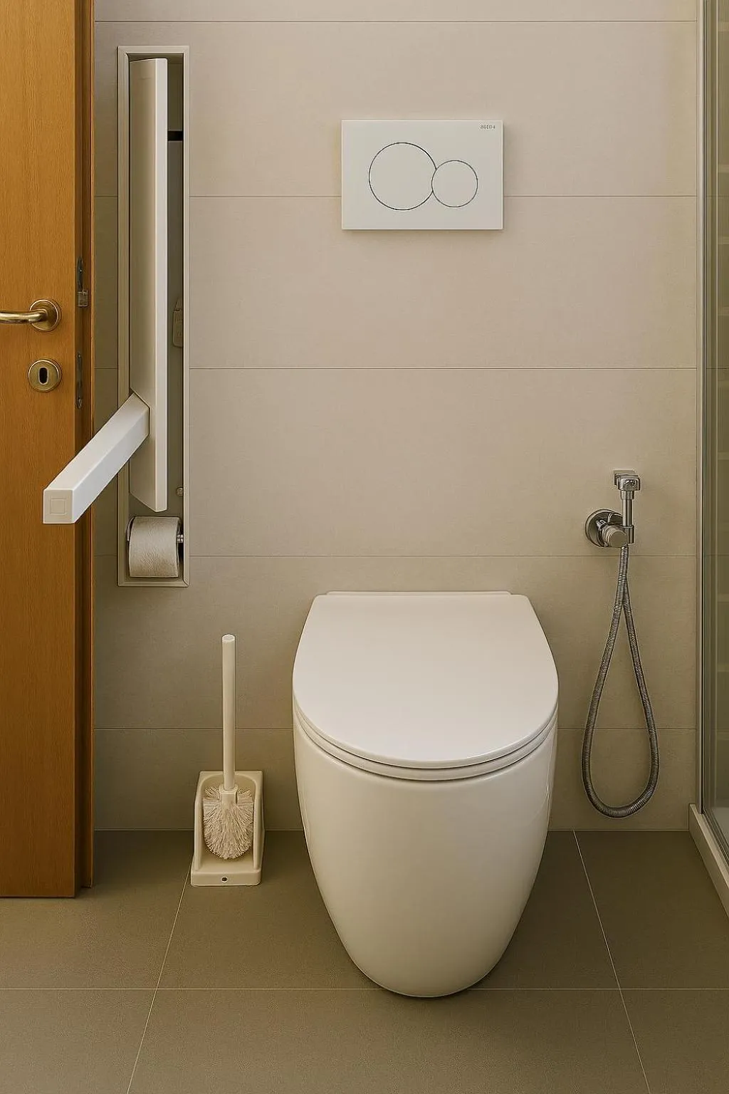 Toilet in Hotel Villa Maria