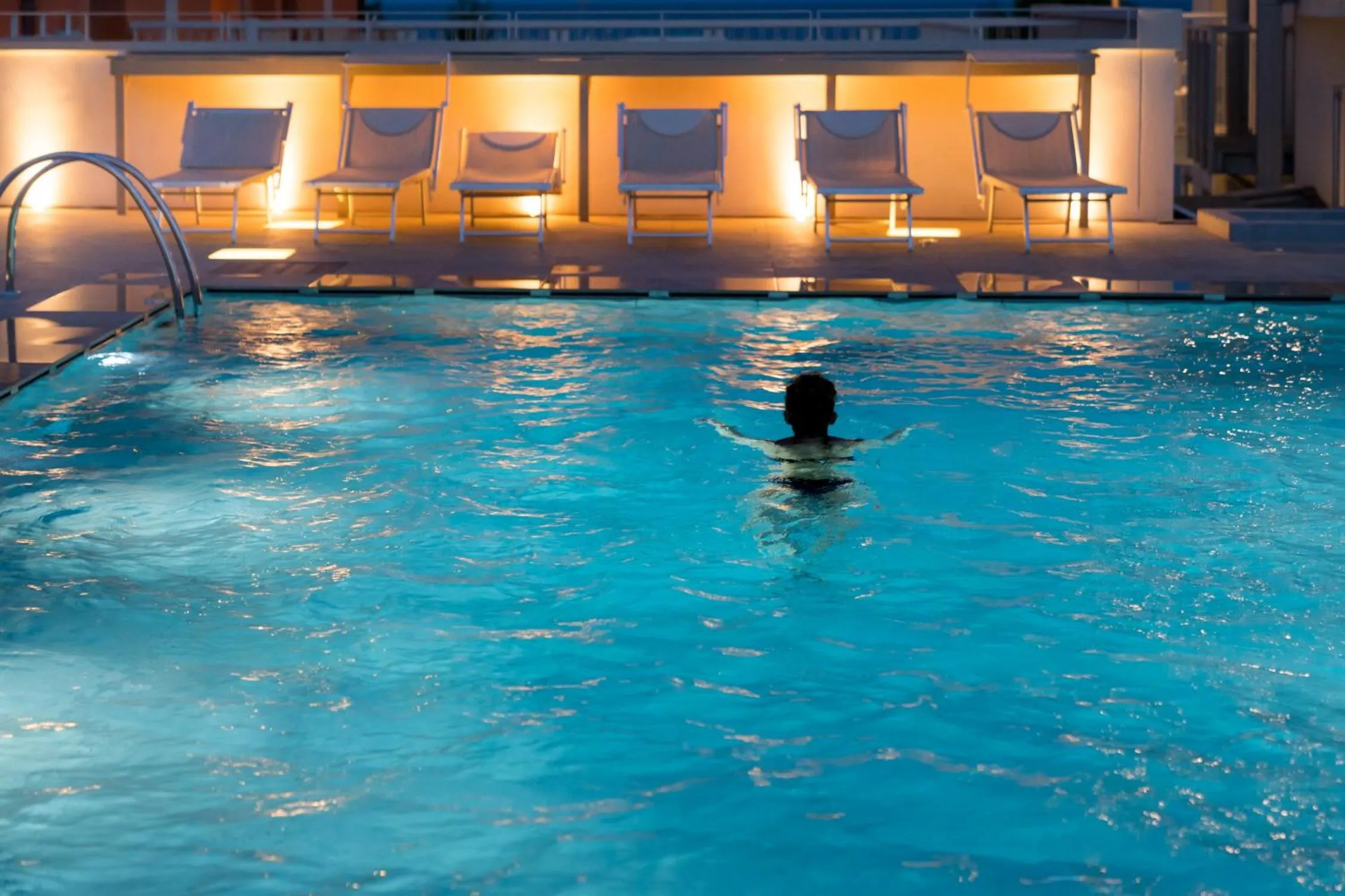 Swimming pool in Hotel Villa Maria