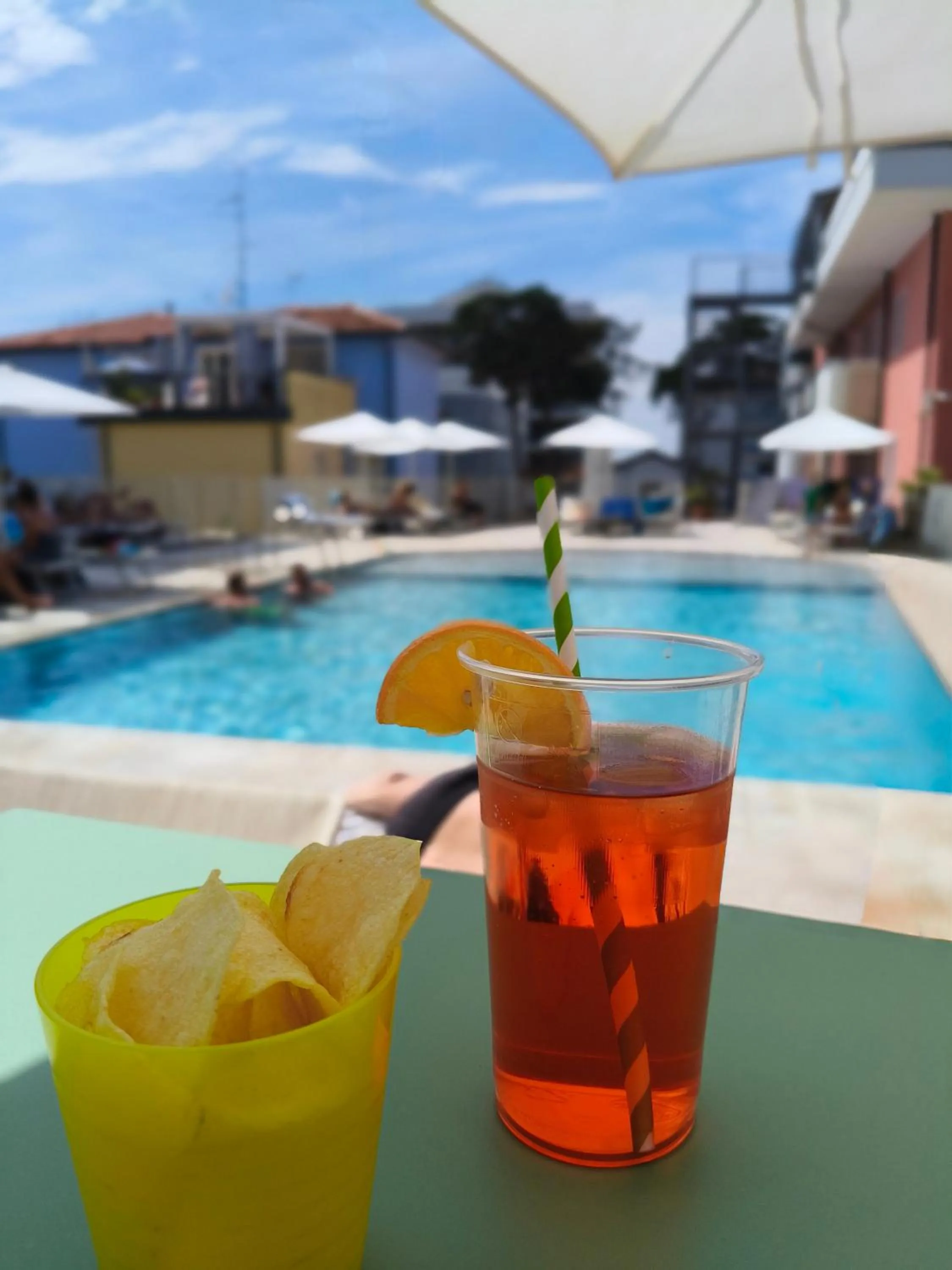 Swimming pool in Hotel Villa Maria