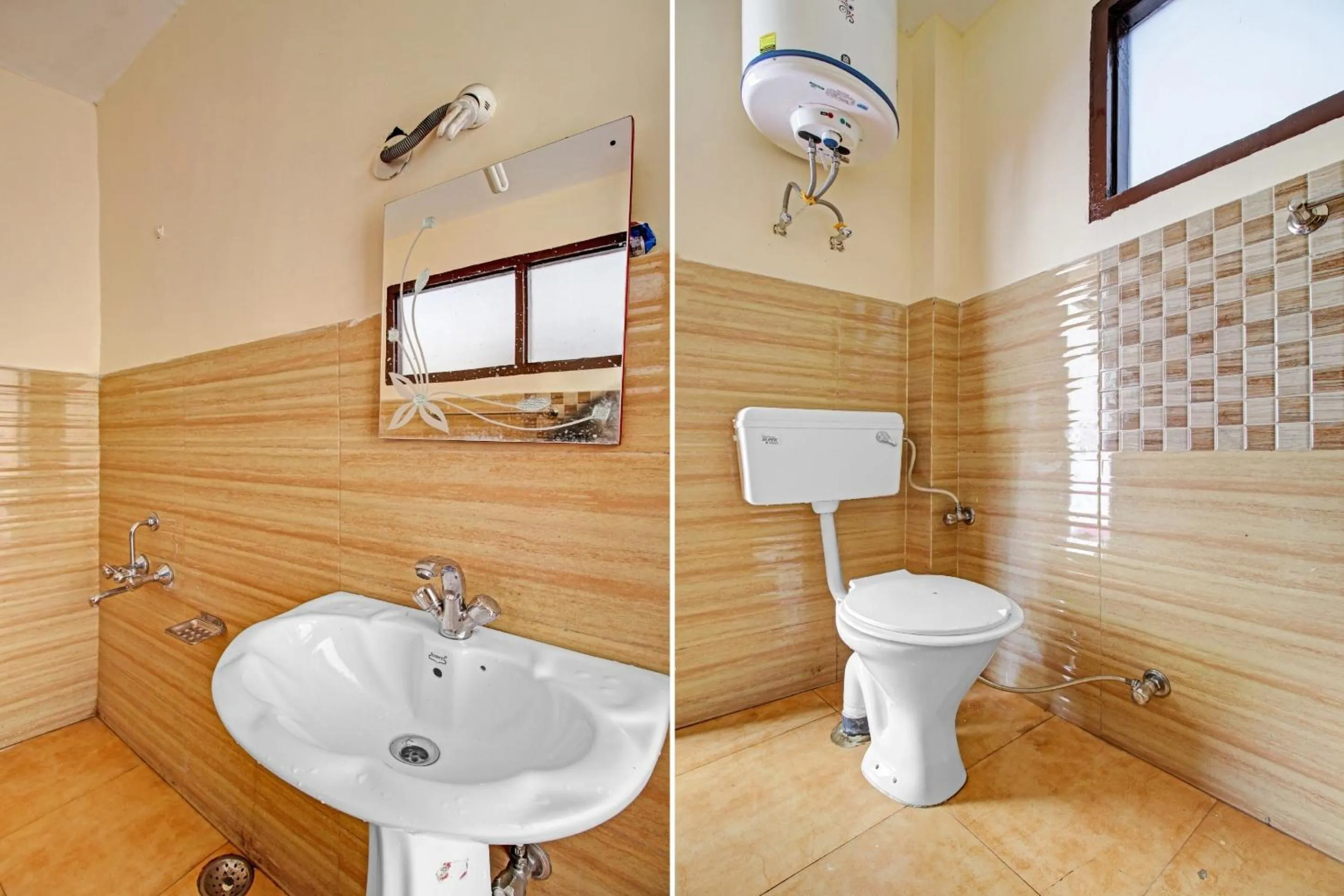 Bathroom in Hotel O Hunter's & Cafe