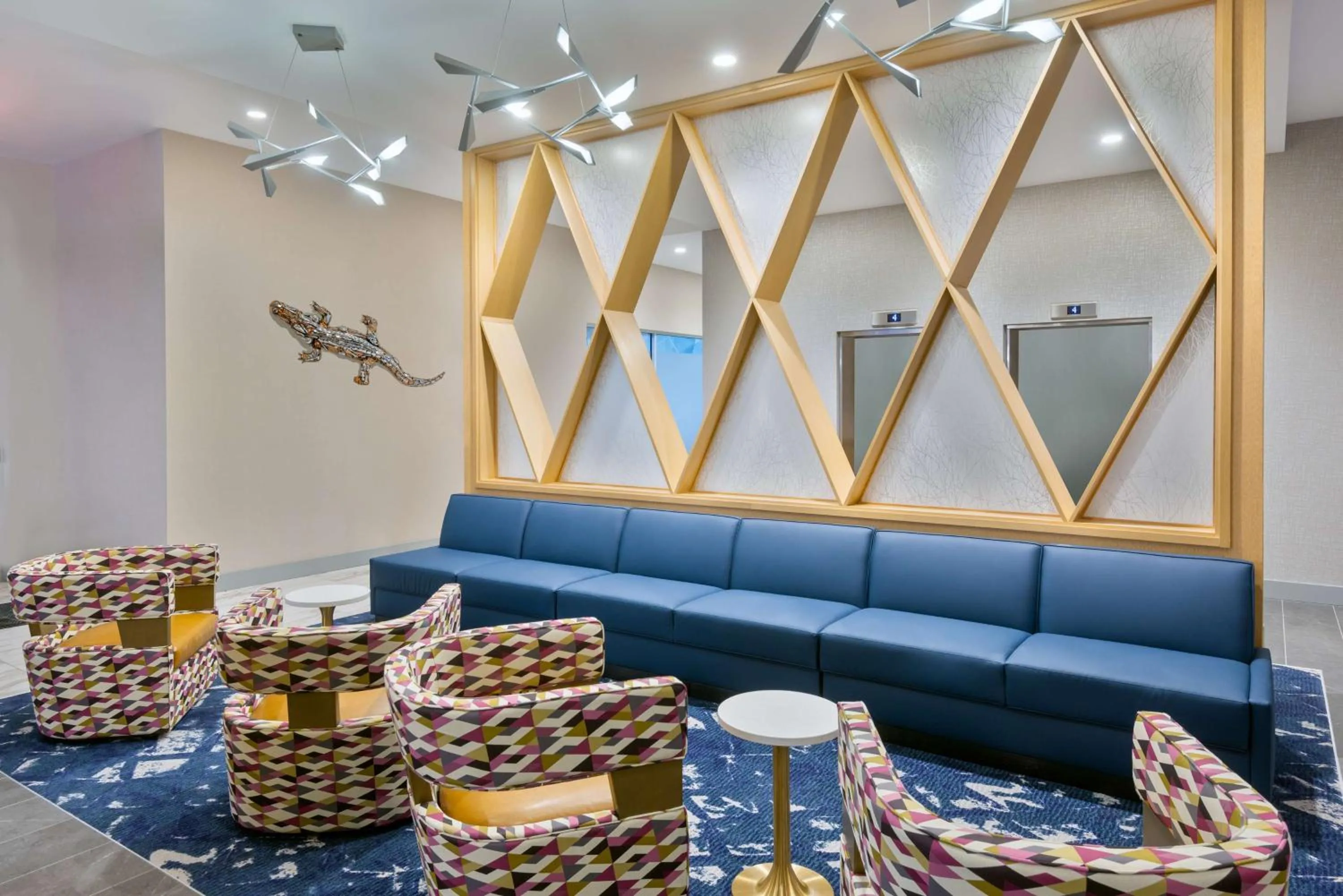 Lobby or reception in Hyatt House Orlando Airport