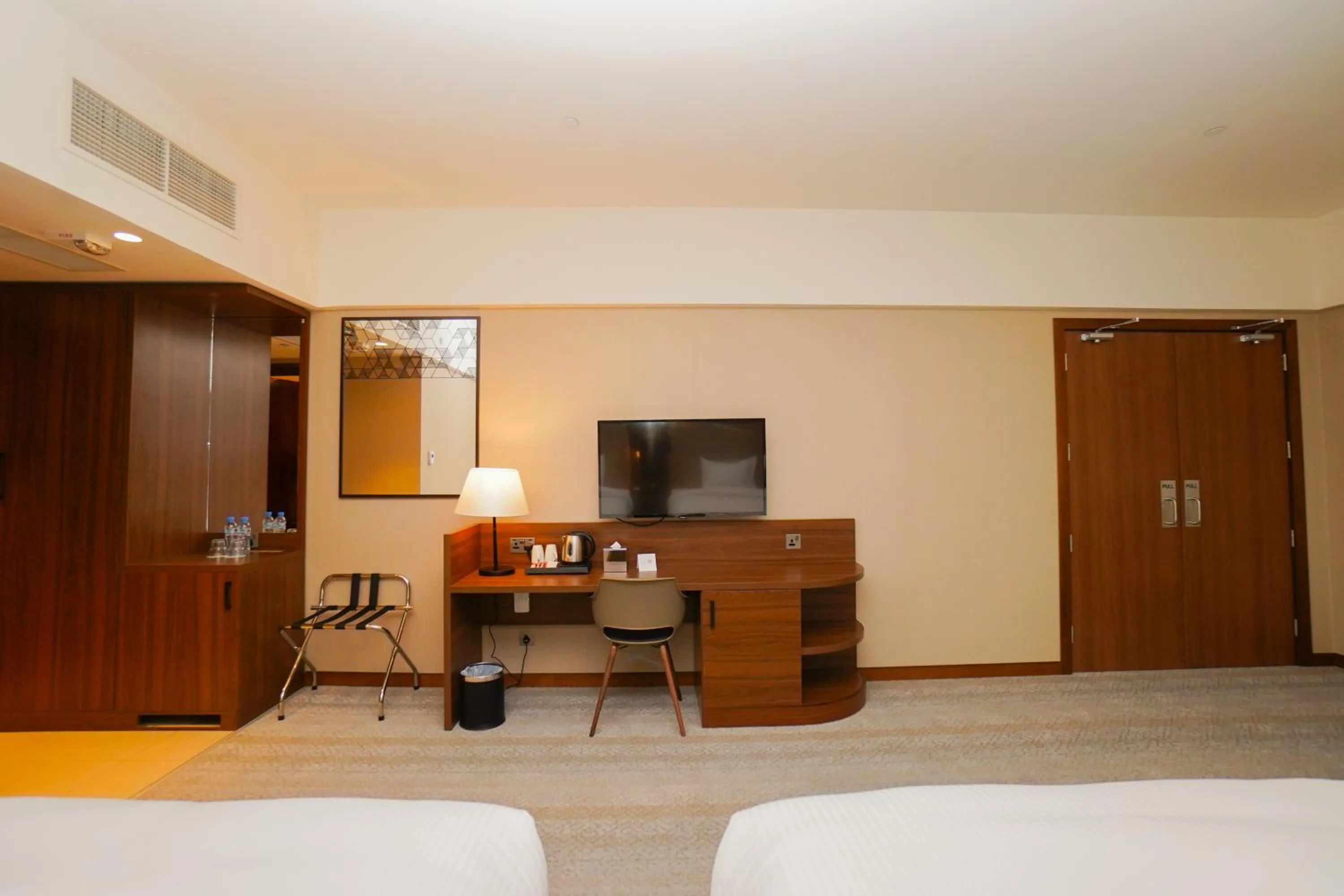 TV and multimedia, Bed in The Grand Lux Hotel