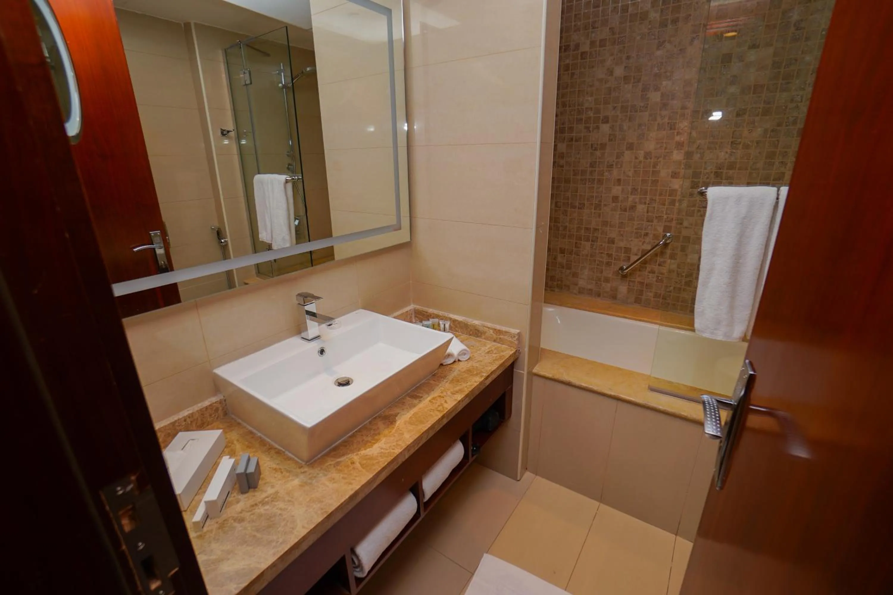 Bathroom in The Grand Lux Hotel