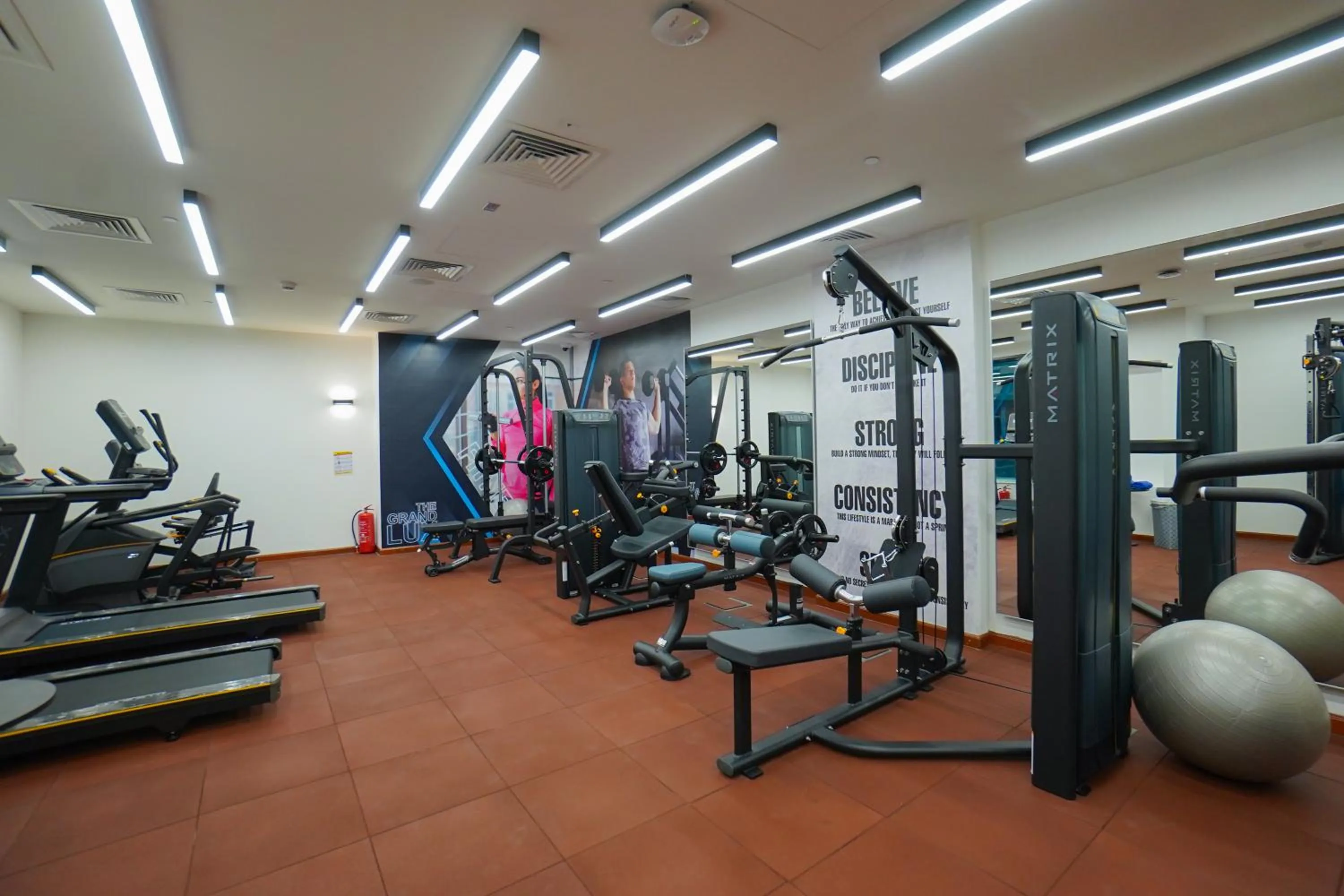 Fitness centre/facilities in The Grand Lux Hotel