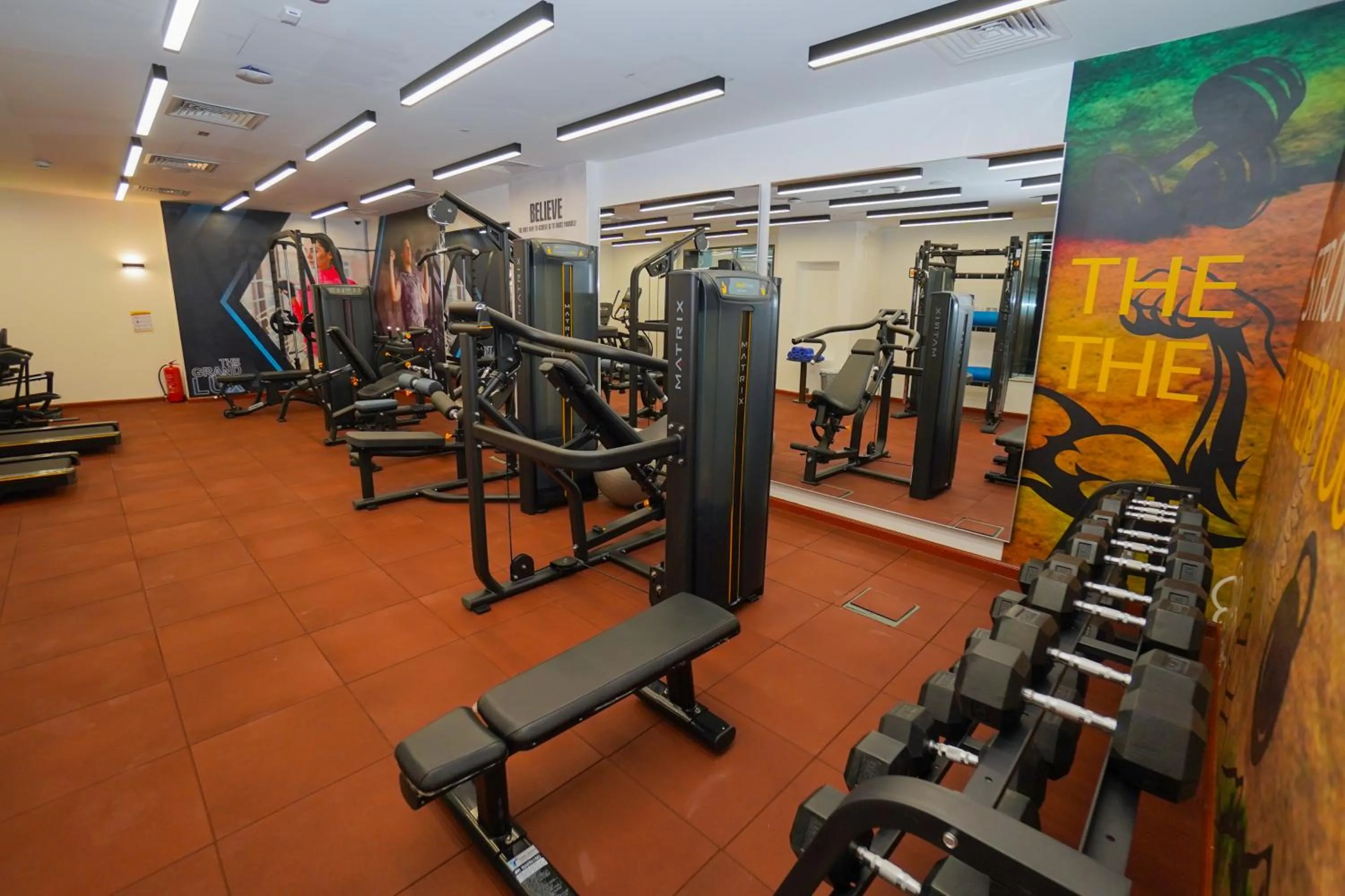 Fitness centre/facilities in The Grand Lux Hotel