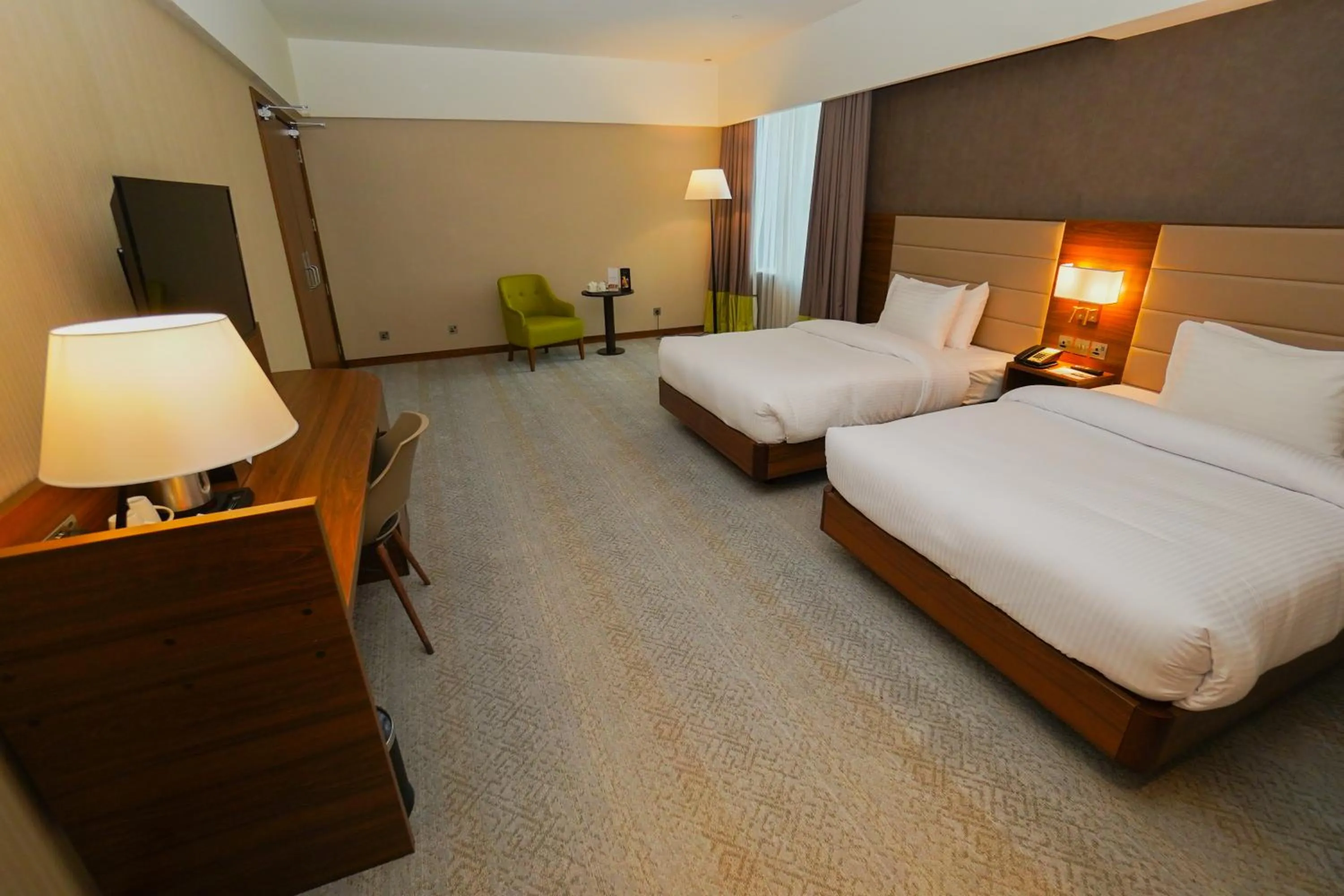 Photo of the whole room, Bed in The Grand Lux Hotel