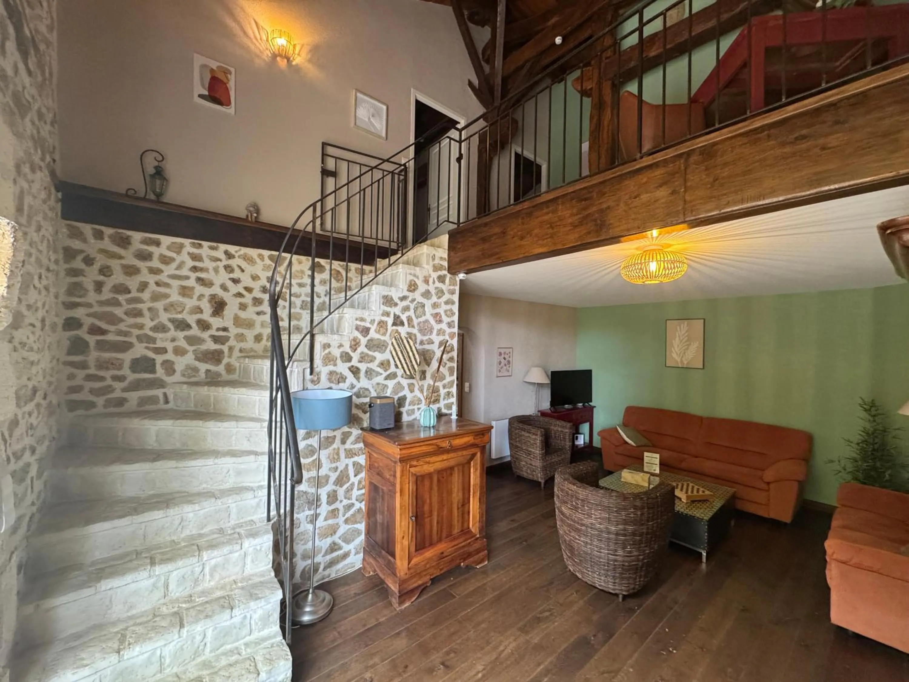 Living room in Domaine de Brise Bois - Chambres & Gîtes