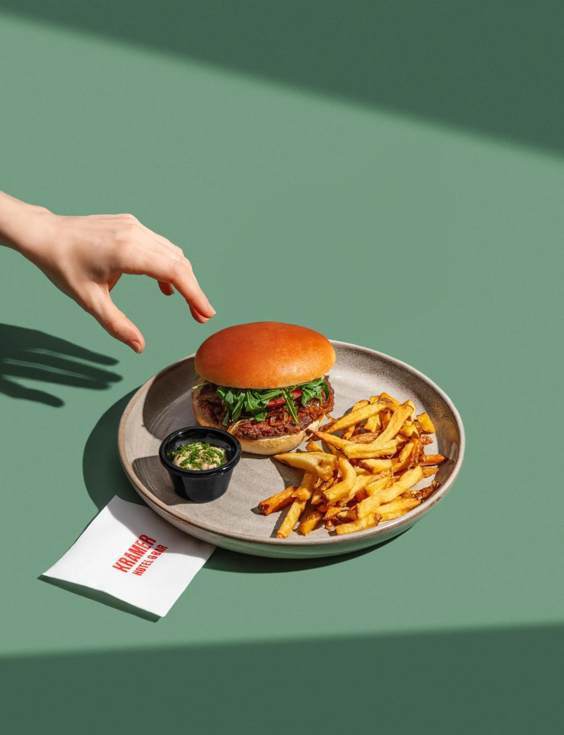 Food close-up in Hotel Kramer