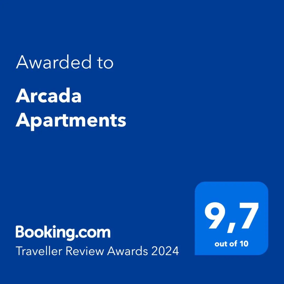 Certificate/Award in Arcada Apartments
