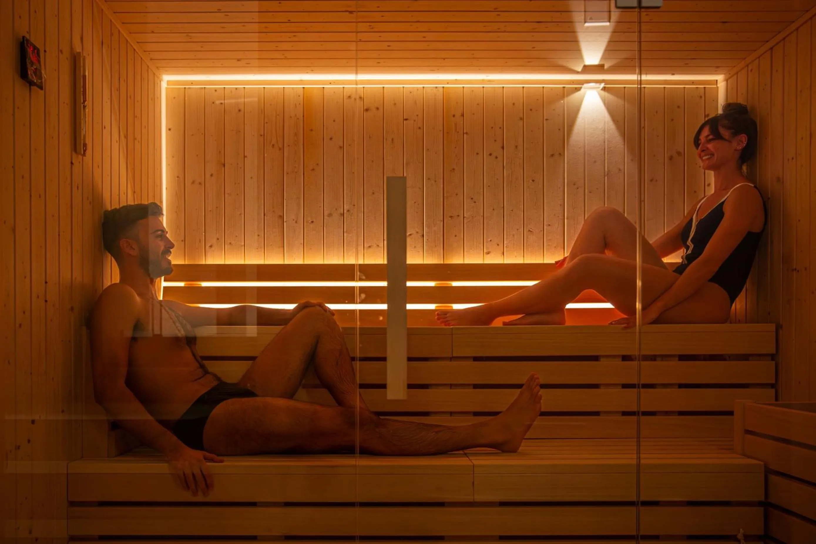 Sauna in Costamante Suites & Spa