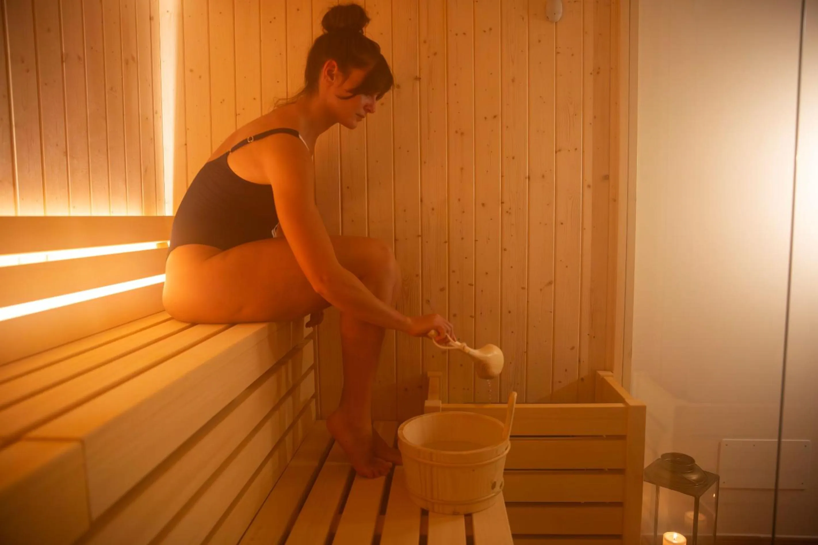 Sauna in Costamante Suites & Spa