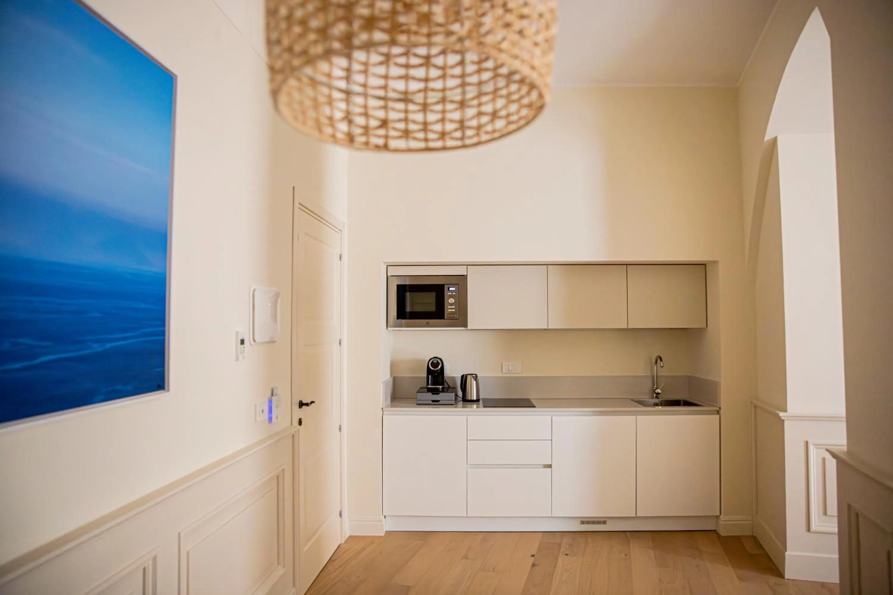 Kitchen or kitchenette in Costamante Suites & Spa