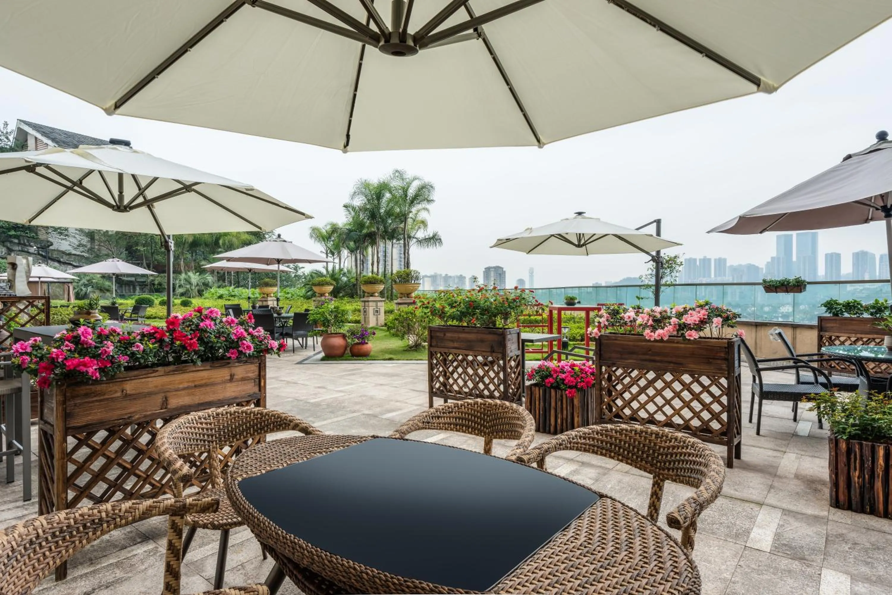 Property building in Crowne Plaza Chongqing New North Zone by IHG