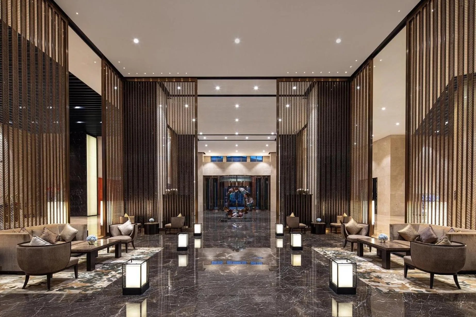 Property building in Crowne Plaza Chongqing New North Zone by IHG