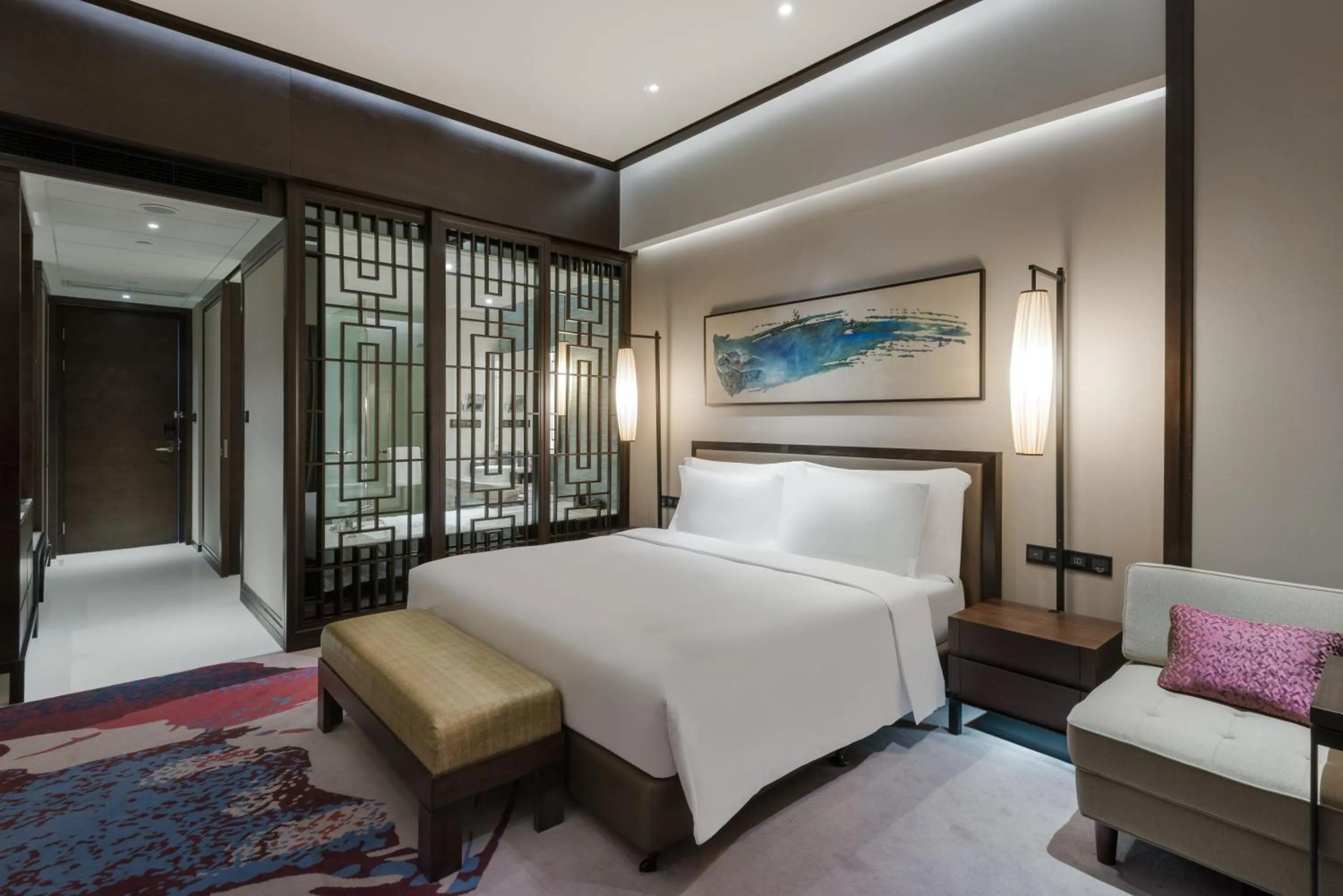 Photo of the whole room, Bed in Crowne Plaza Chongqing New North Zone by IHG