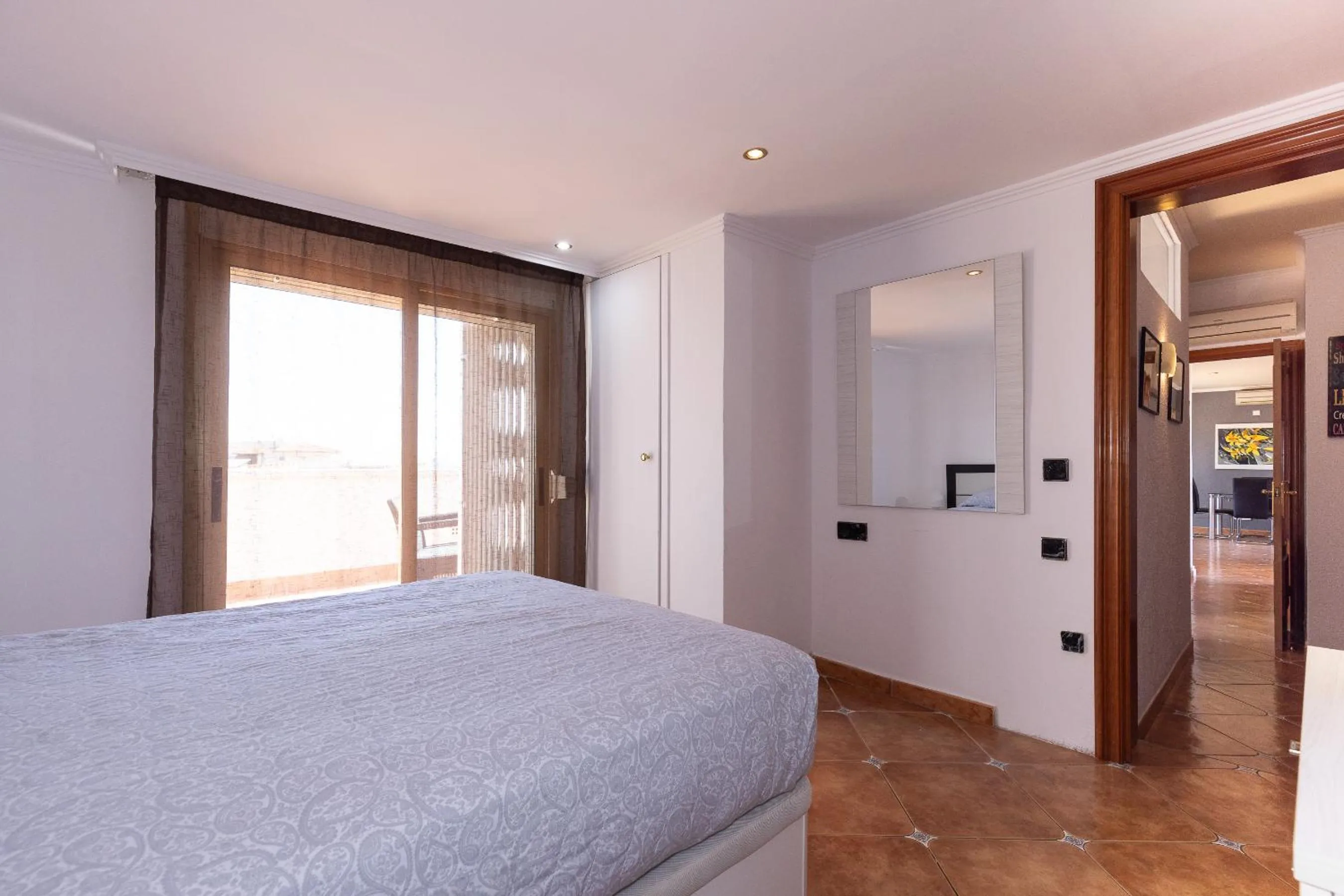 Bedroom, Bed in Neia Apartment Planet Costa Dorada