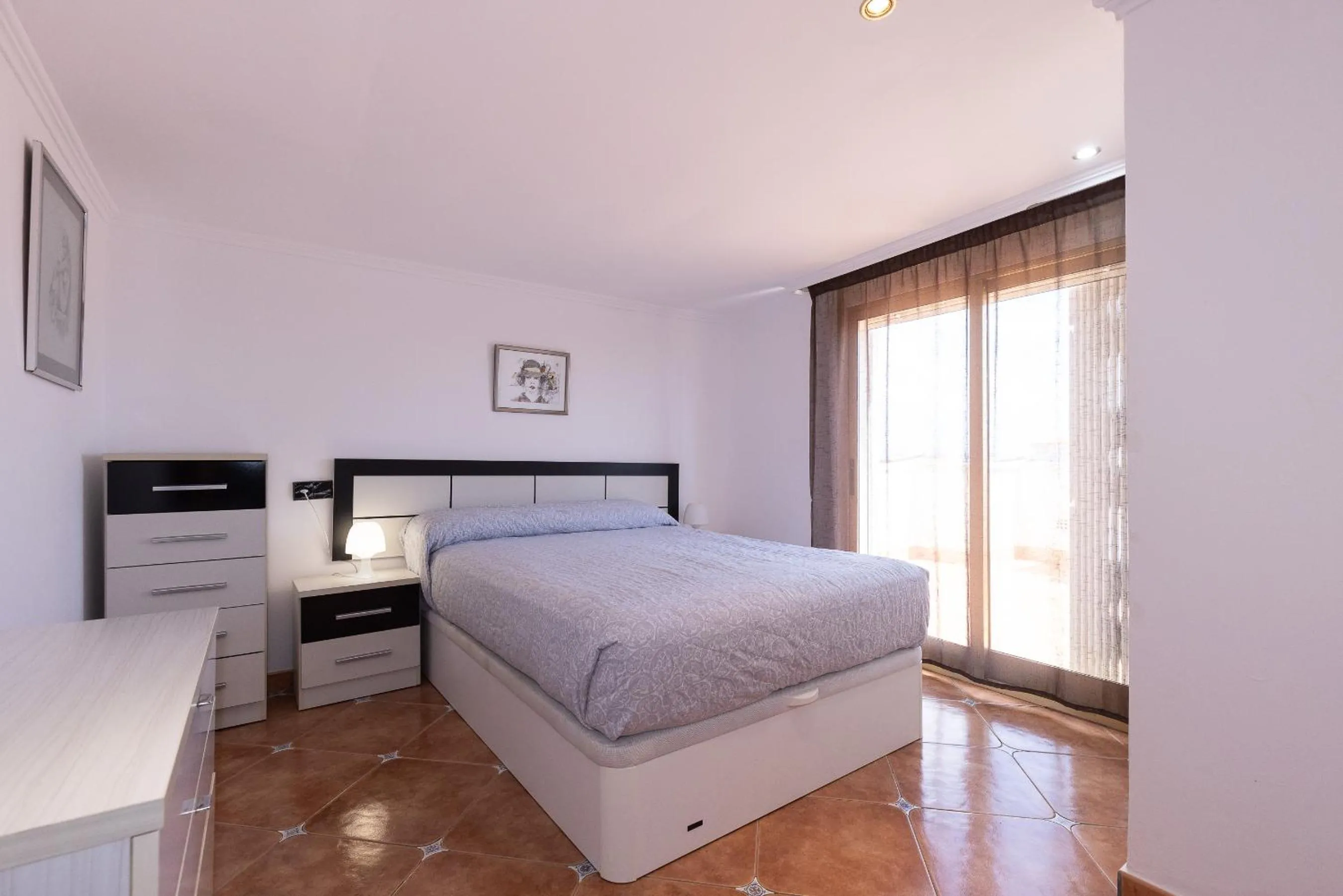 Bedroom, Bed in Neia Apartment Planet Costa Dorada