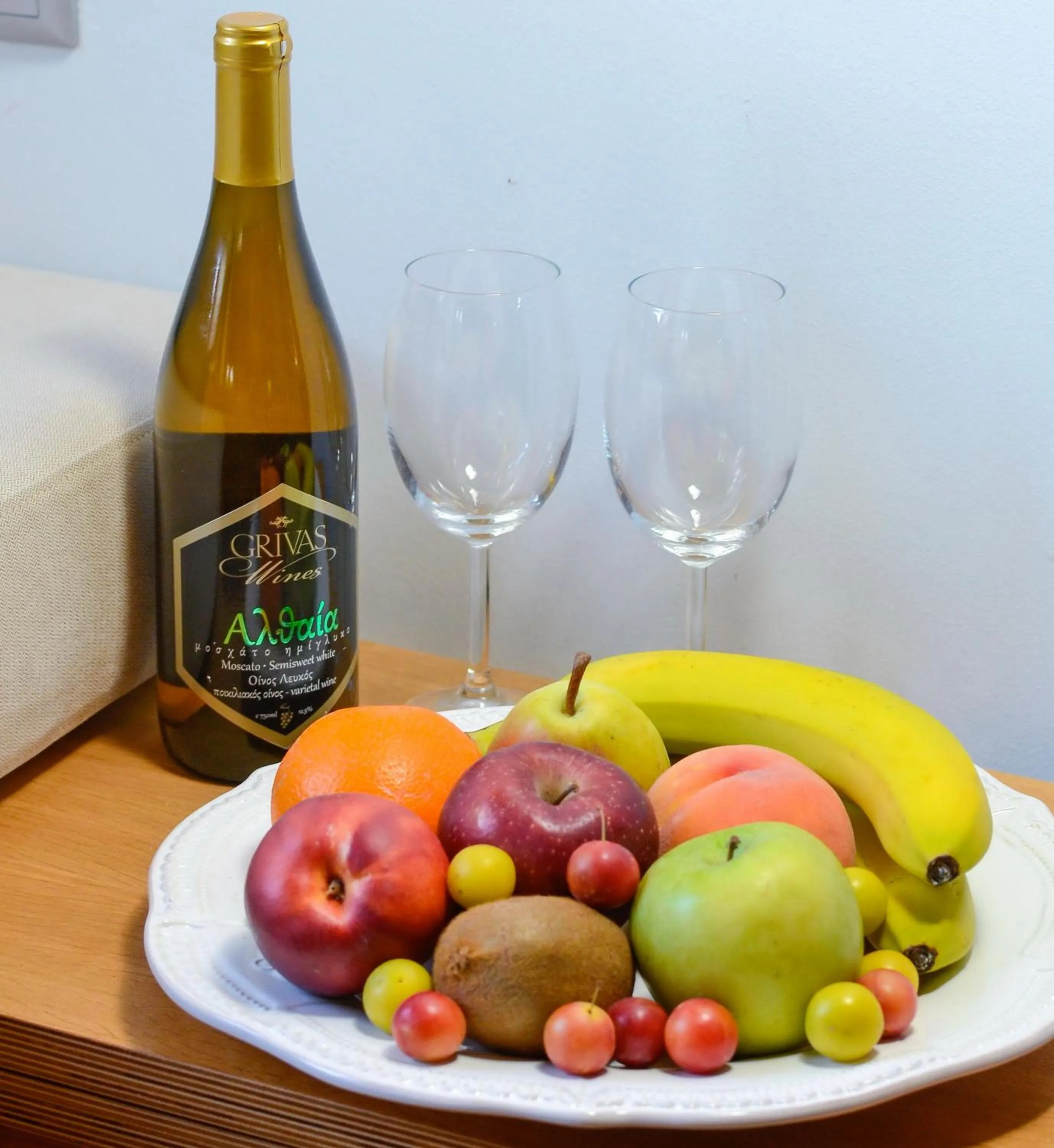 Food and drinks in Dilofo Hotel Luxury Suites