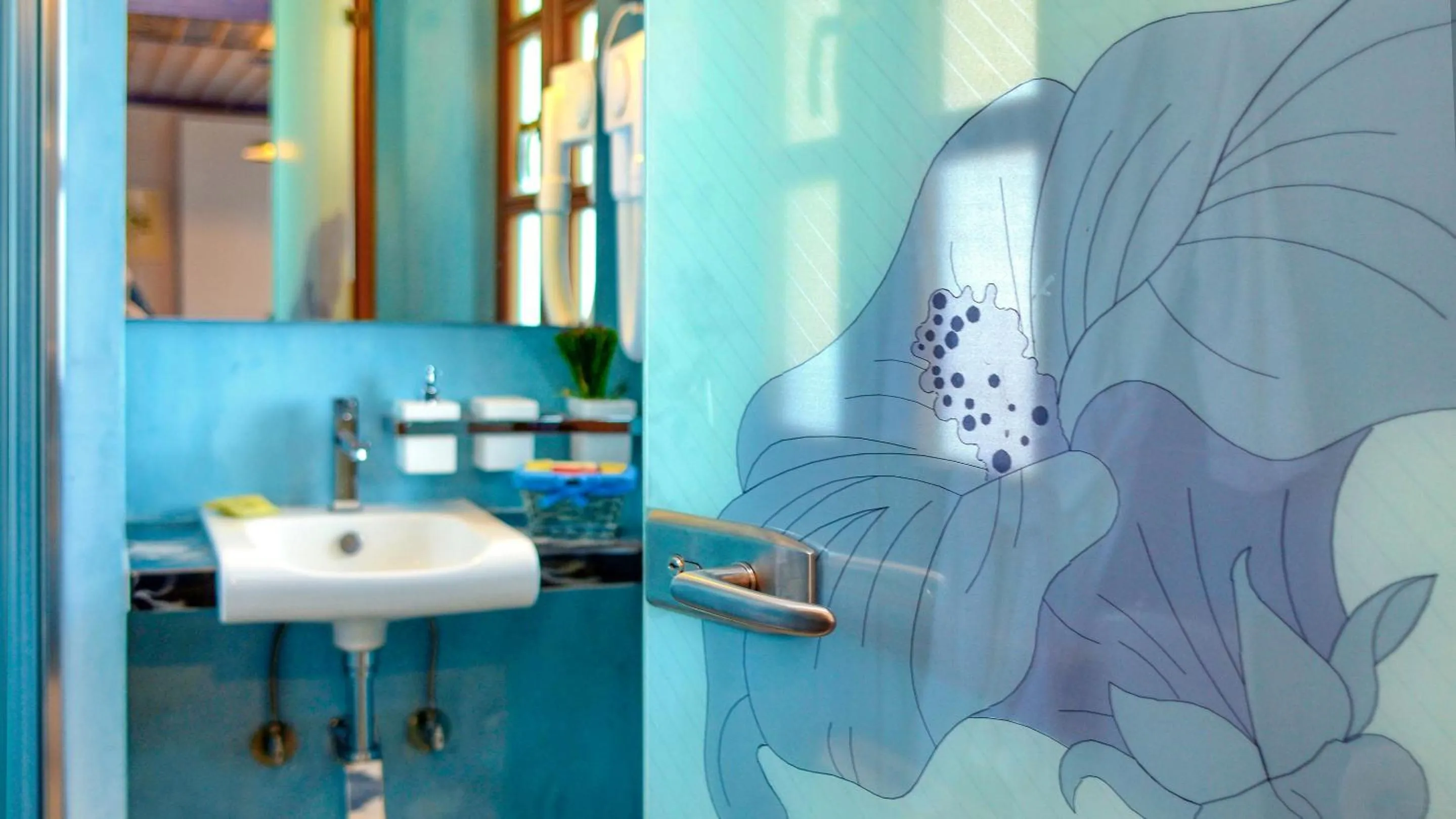 Decorative detail in Dilofo Hotel Luxury Suites