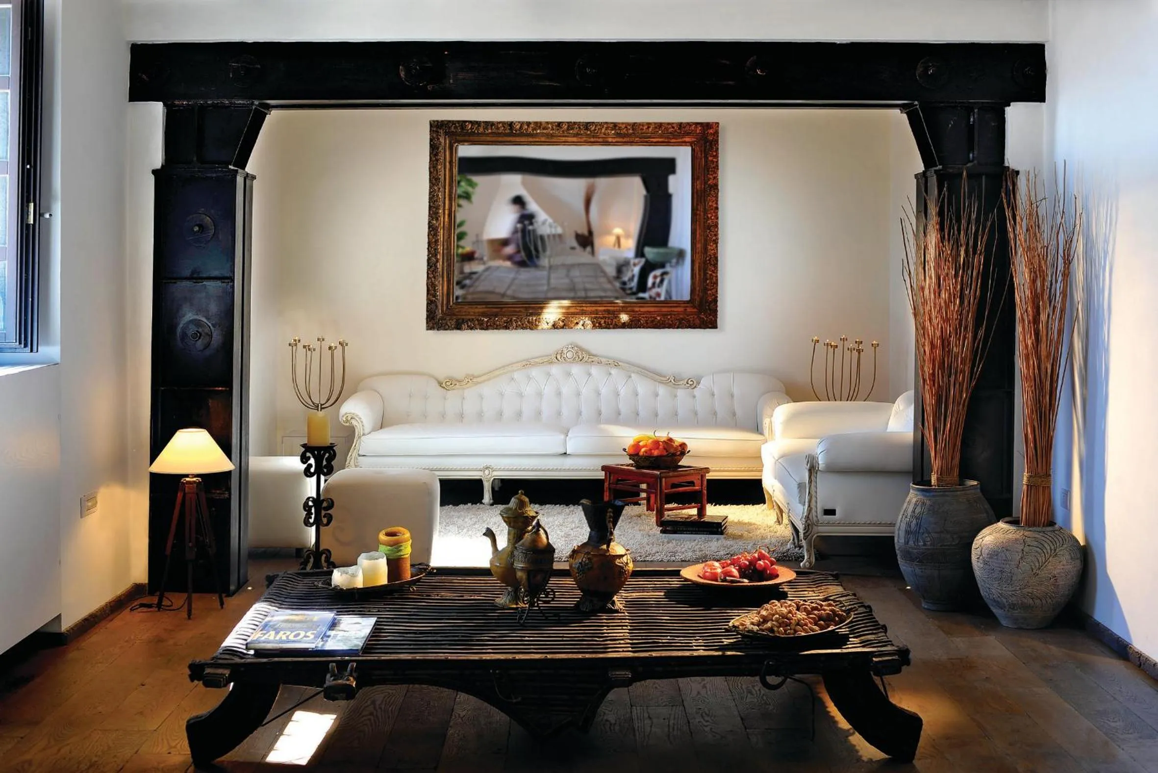 Living room in Faro Capo Spartivento