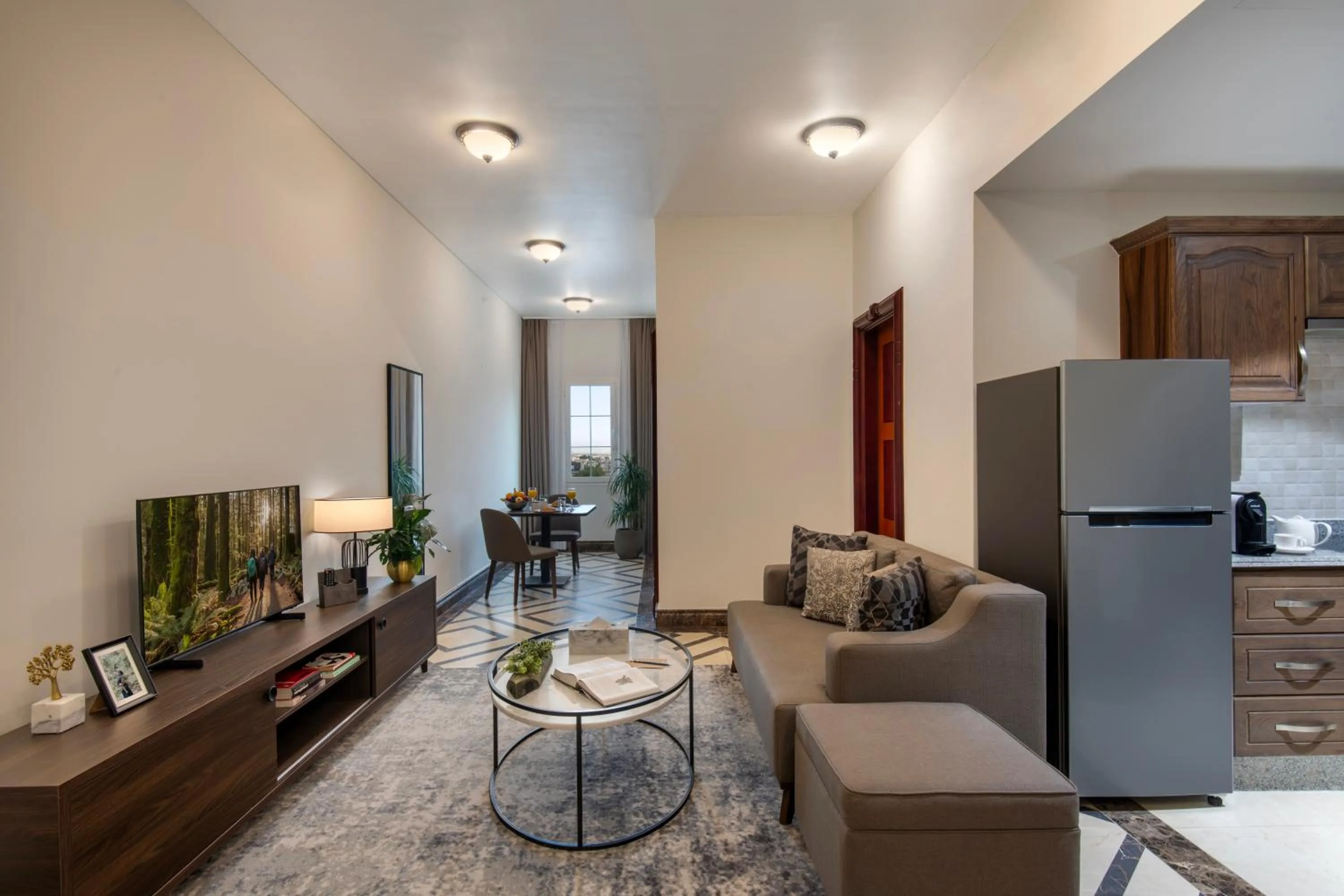 Kitchen or kitchenette in Somerset Al Mansoura Doha