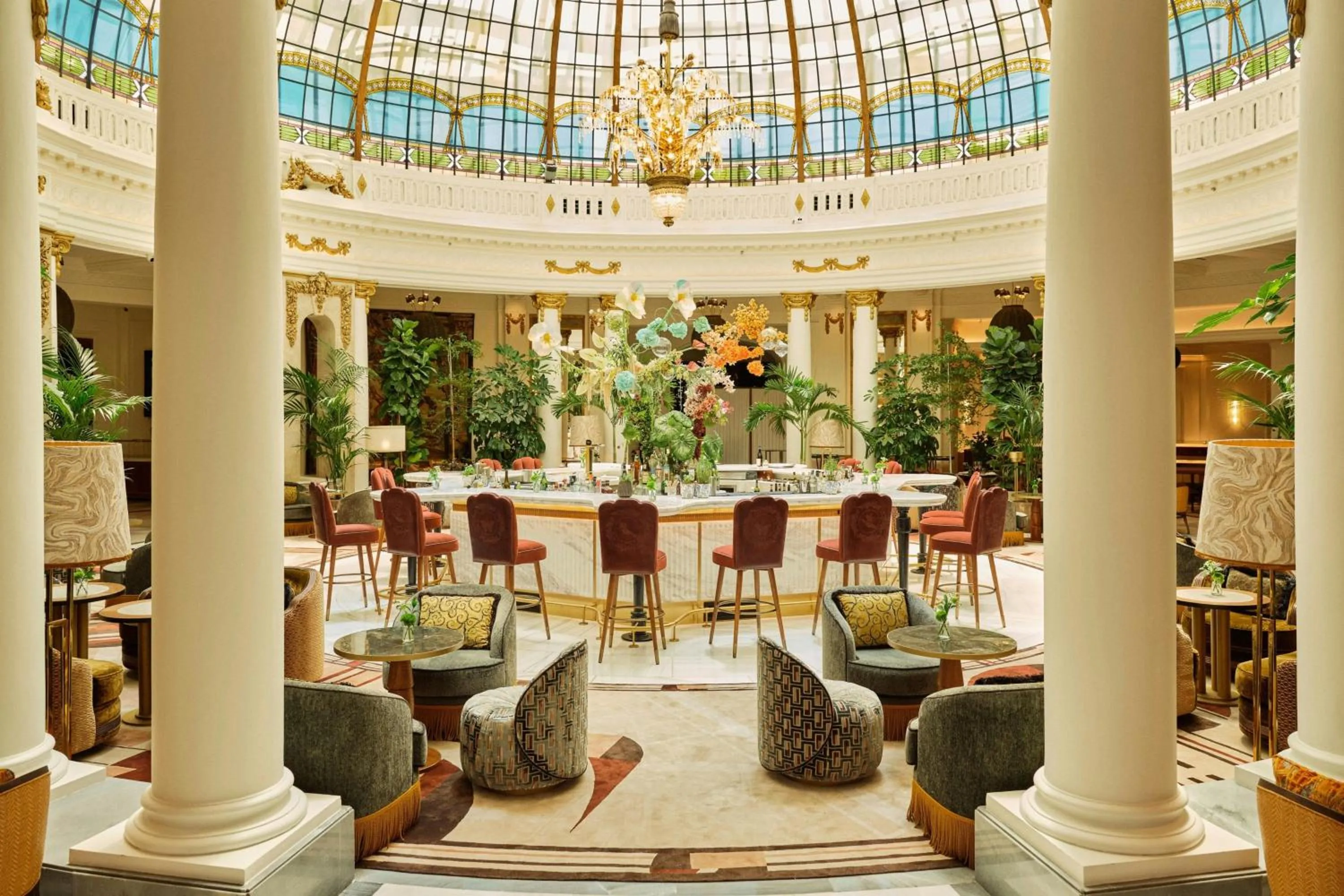 Lounge or bar in The Palace, a Luxury Collection Hotel, Madrid