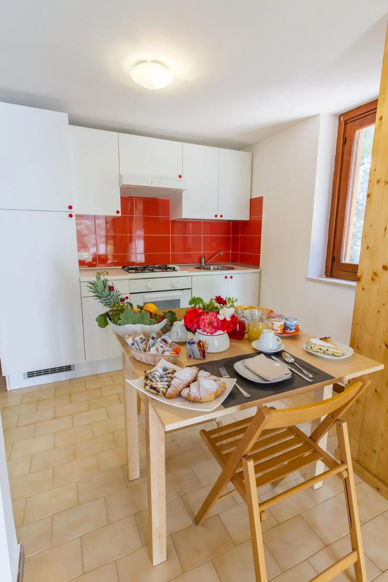 Kitchen or kitchenette in Casale la Macina Residence Scopello
