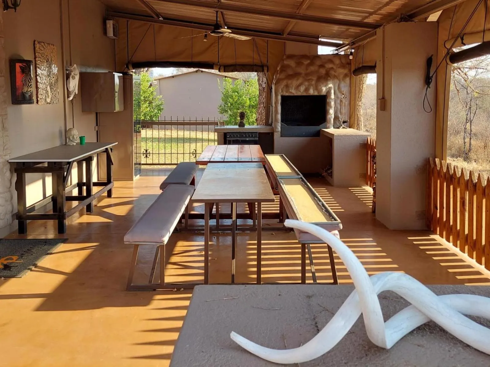 BBQ facilities in Phomola Manor Holiday Home