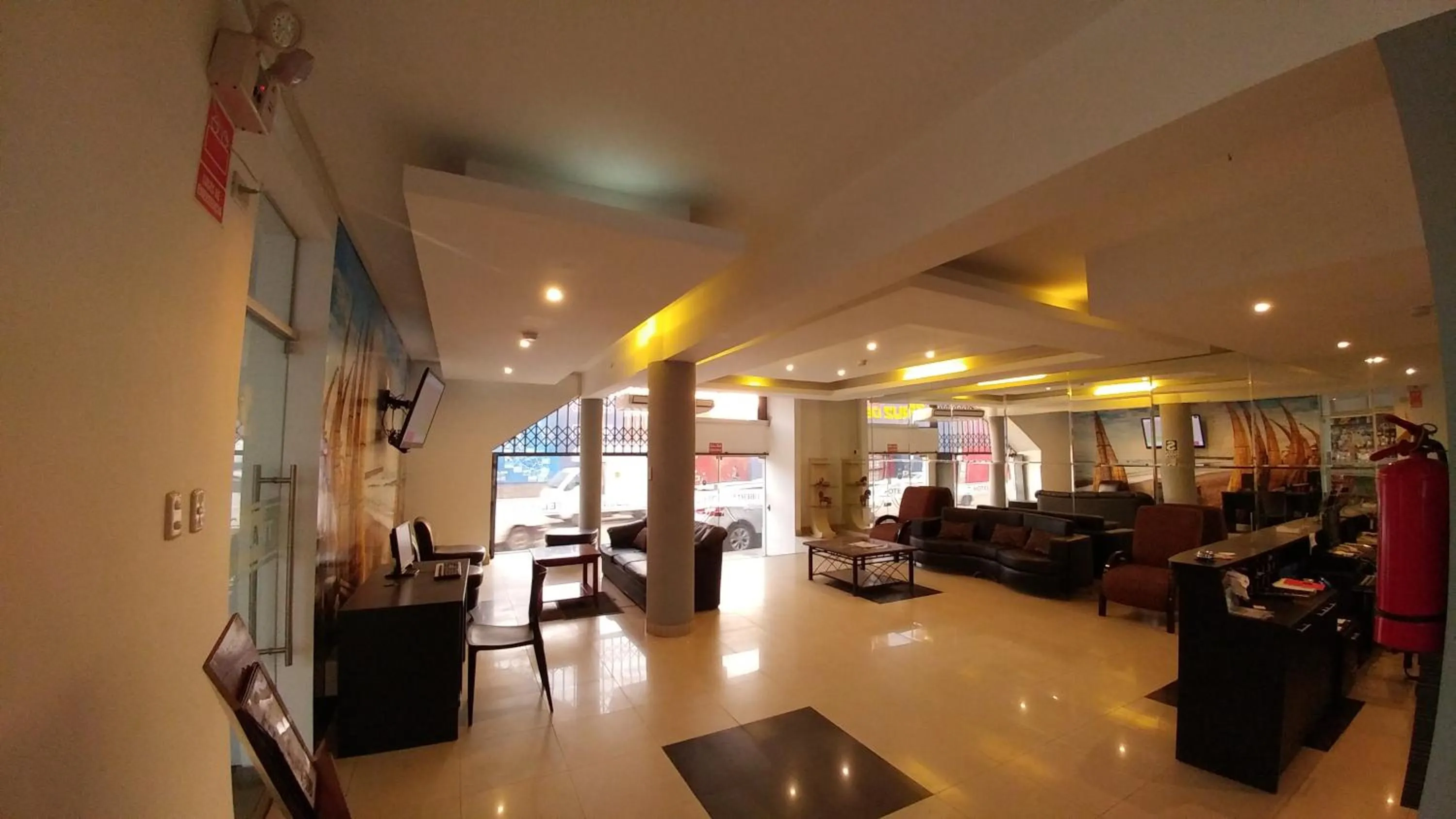Lobby or reception in Libertad Hotel
