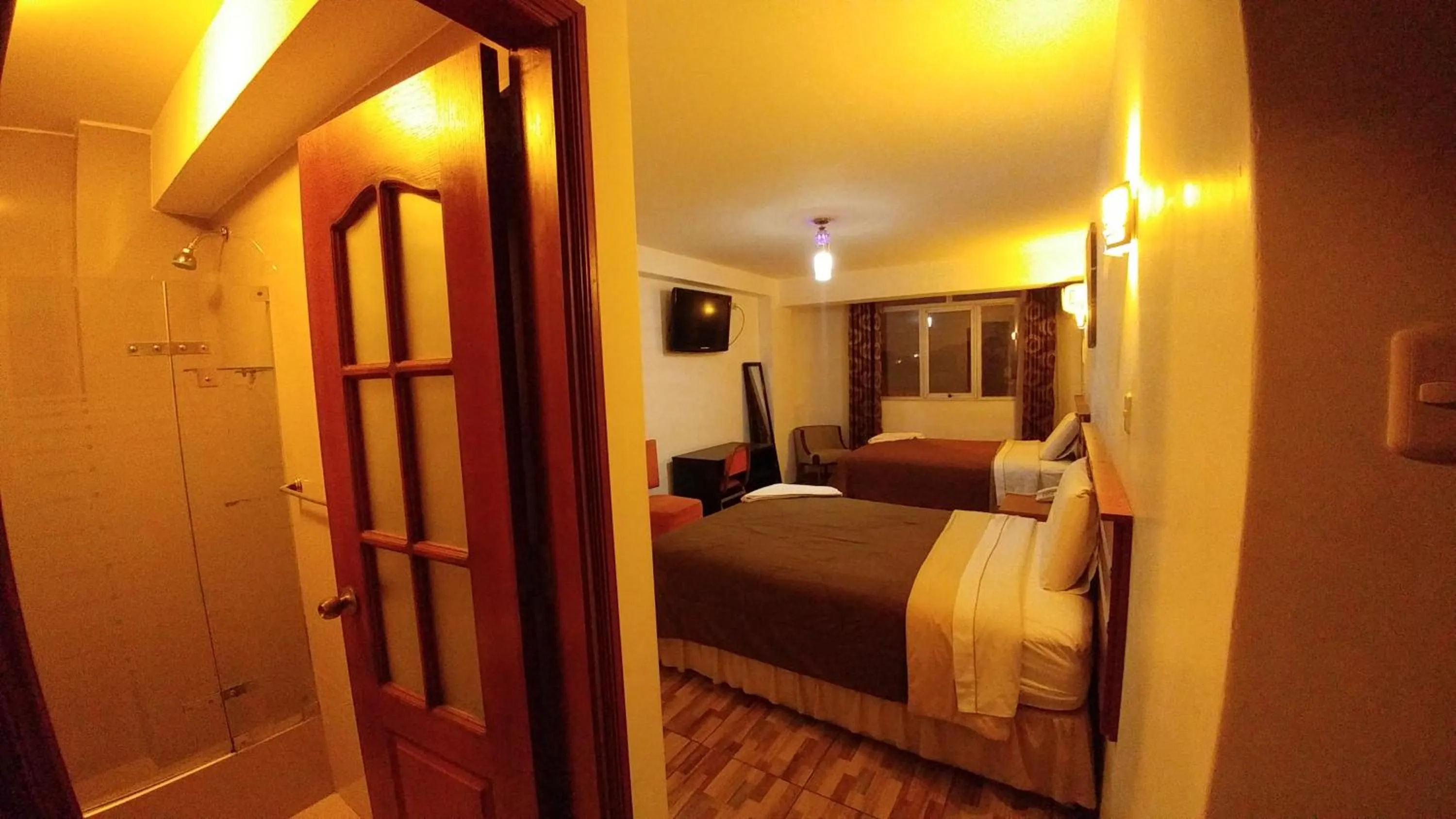 Photo of the whole room, Bed in Libertad Hotel