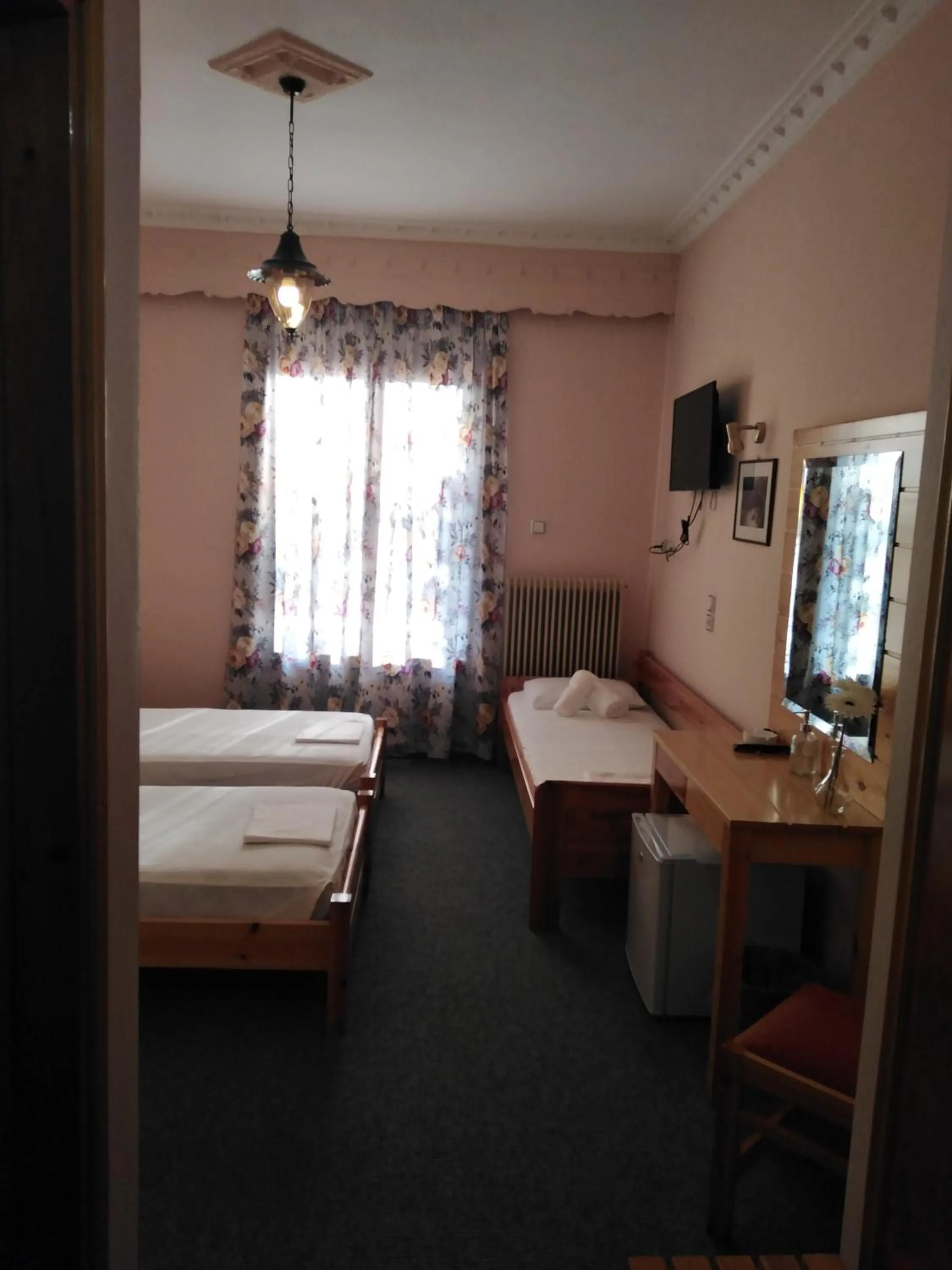 Bed in Hotel Faraggi