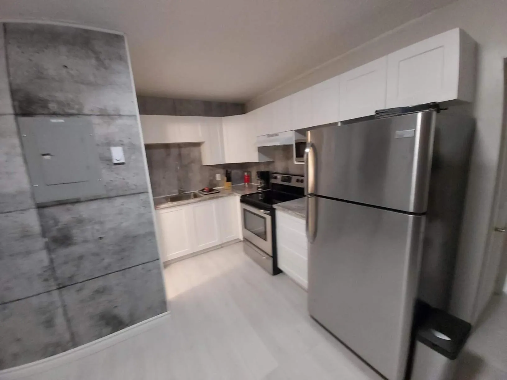 Kitchen or kitchenette in Le Cardinal