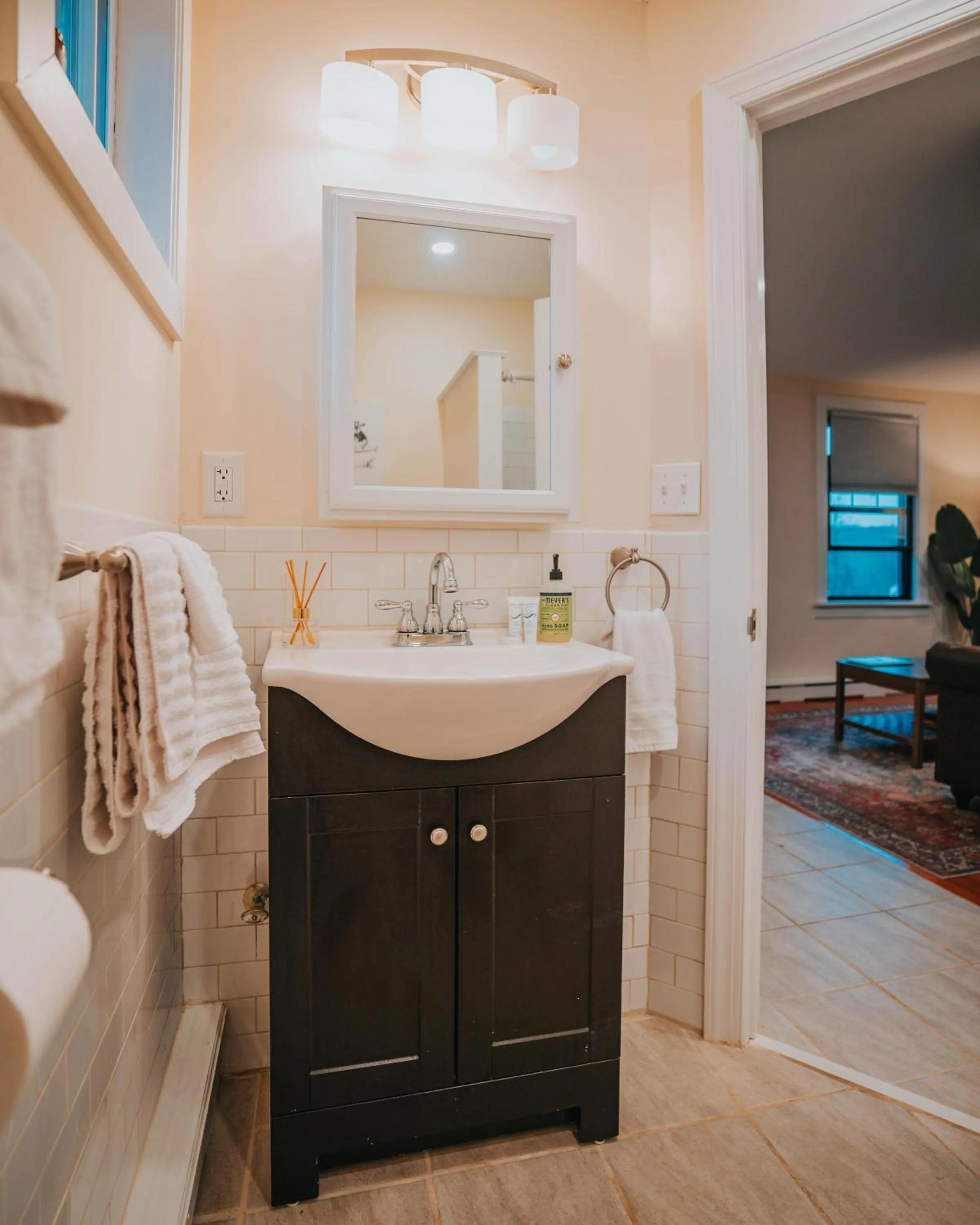 Bathroom in The Willow, Catskill