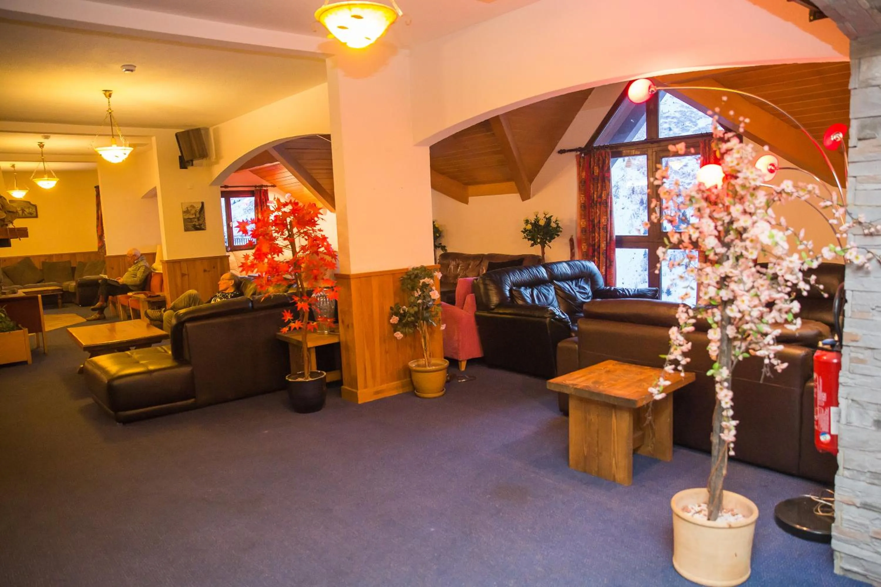 Lobby or reception in Hotel l'Aigle